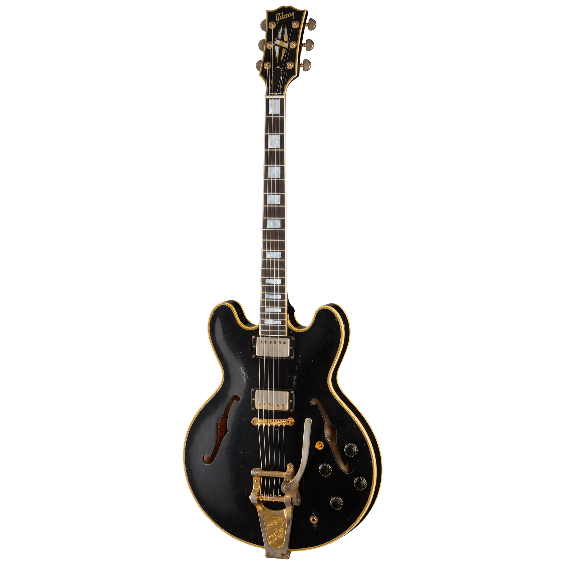 Gibson Custom Keith Richards 1960 ES-355 Collector’s Edition, Signed Guitar and Label, Ebony, Exclusive