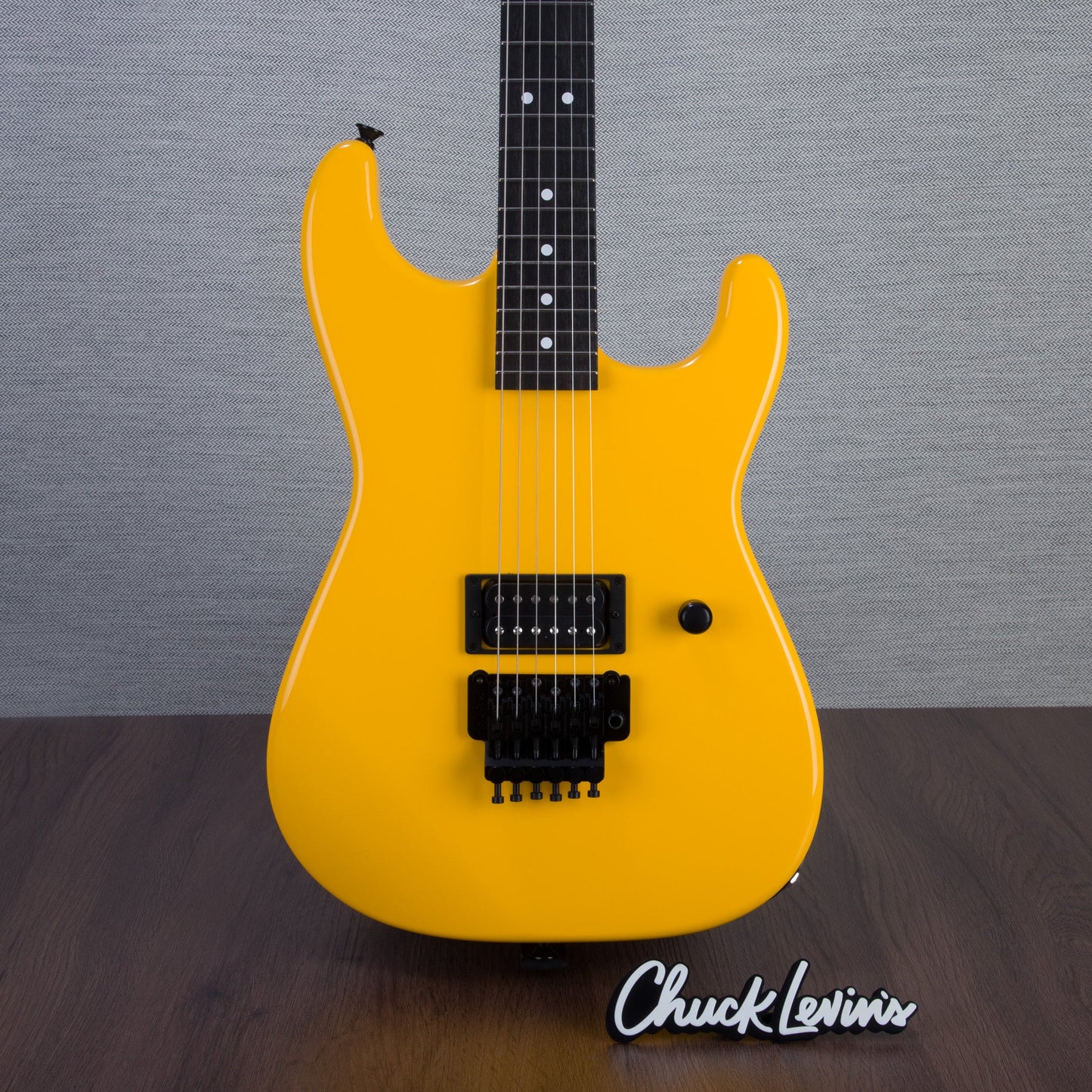 Charvel Custom Shop San Dimas 1H Floyd Rose Masterbuilt by “Big” Rob Knowles - Taxi Cab Yellow - #RK0079