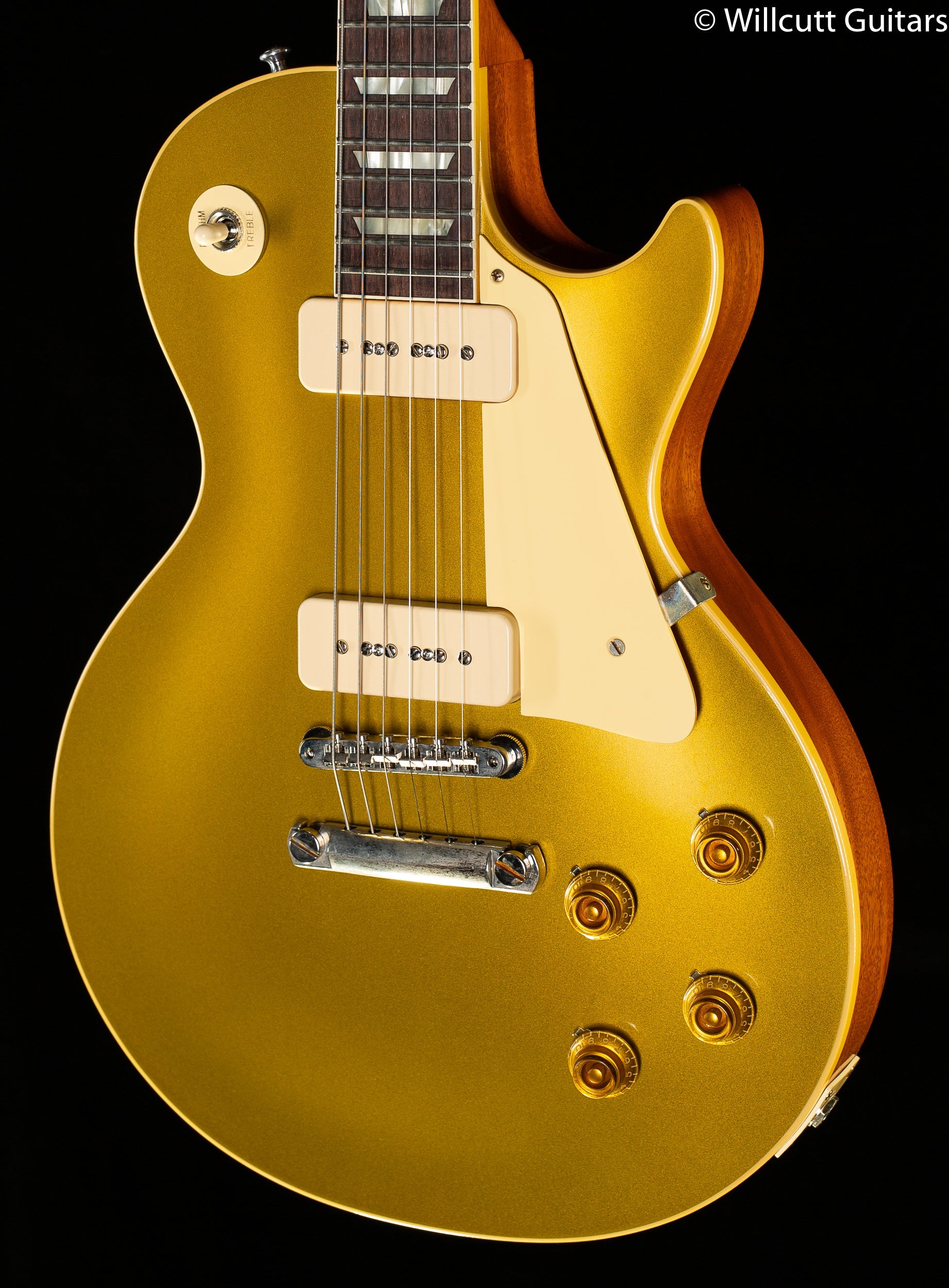 Gibson Custom Shop Willcutt Exclusive 1956 Les Paul Standard V2 Neck Gold Top Lightweight VOS M2M