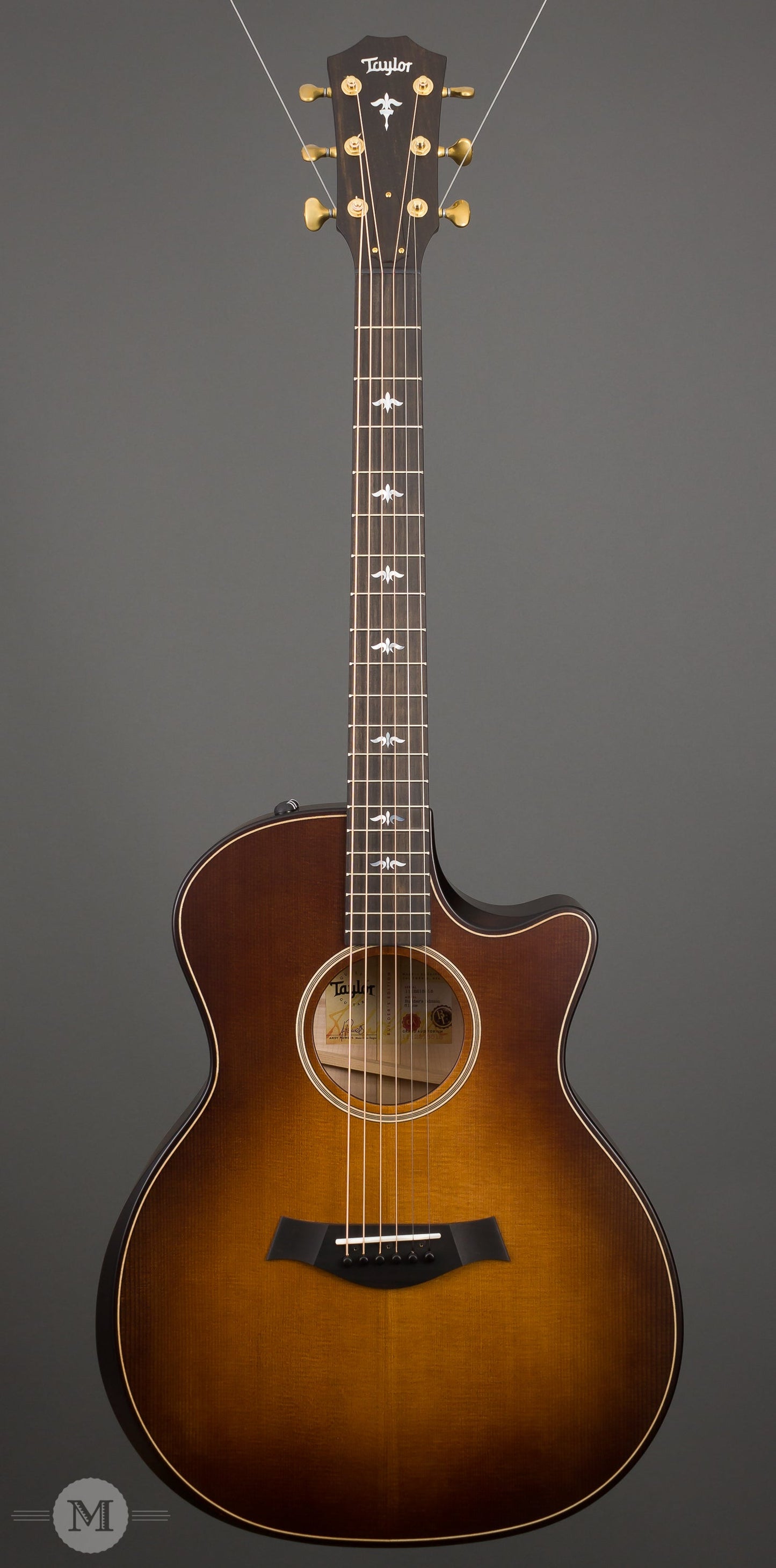 Taylor Acoustic Guitars - 614ce Builder's Edition V-Class - Wild Honey Burst