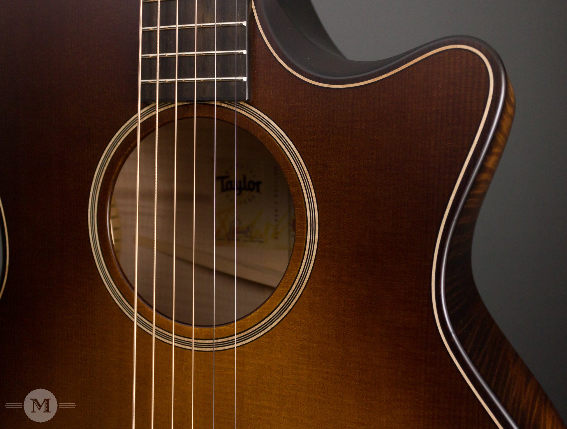 Taylor Acoustic Guitars - 614ce Builder's Edition V-Class - Wild Honey Burst