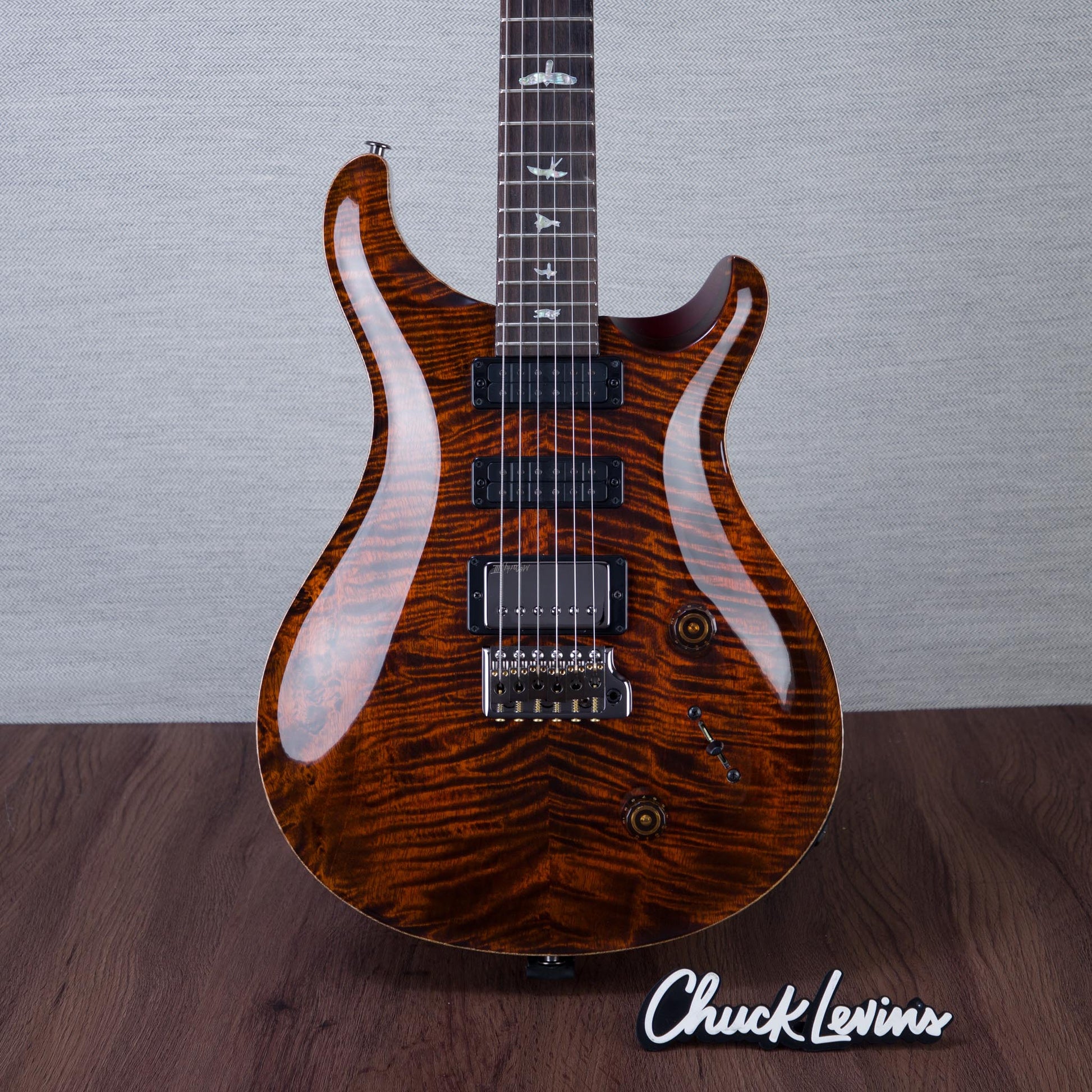 PRS Studio Mango/Ziricote Electric Guitar - Orange Tiger - #0422551