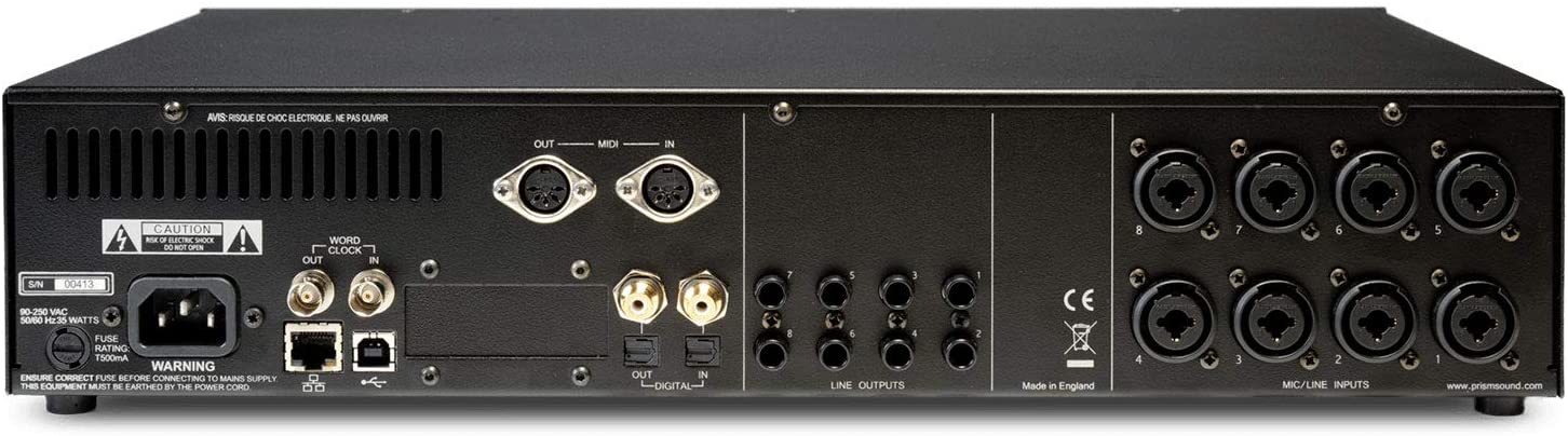 Prism Sound Atlas Multi-track USB2 Interface w/MDIO Exp. Slot
