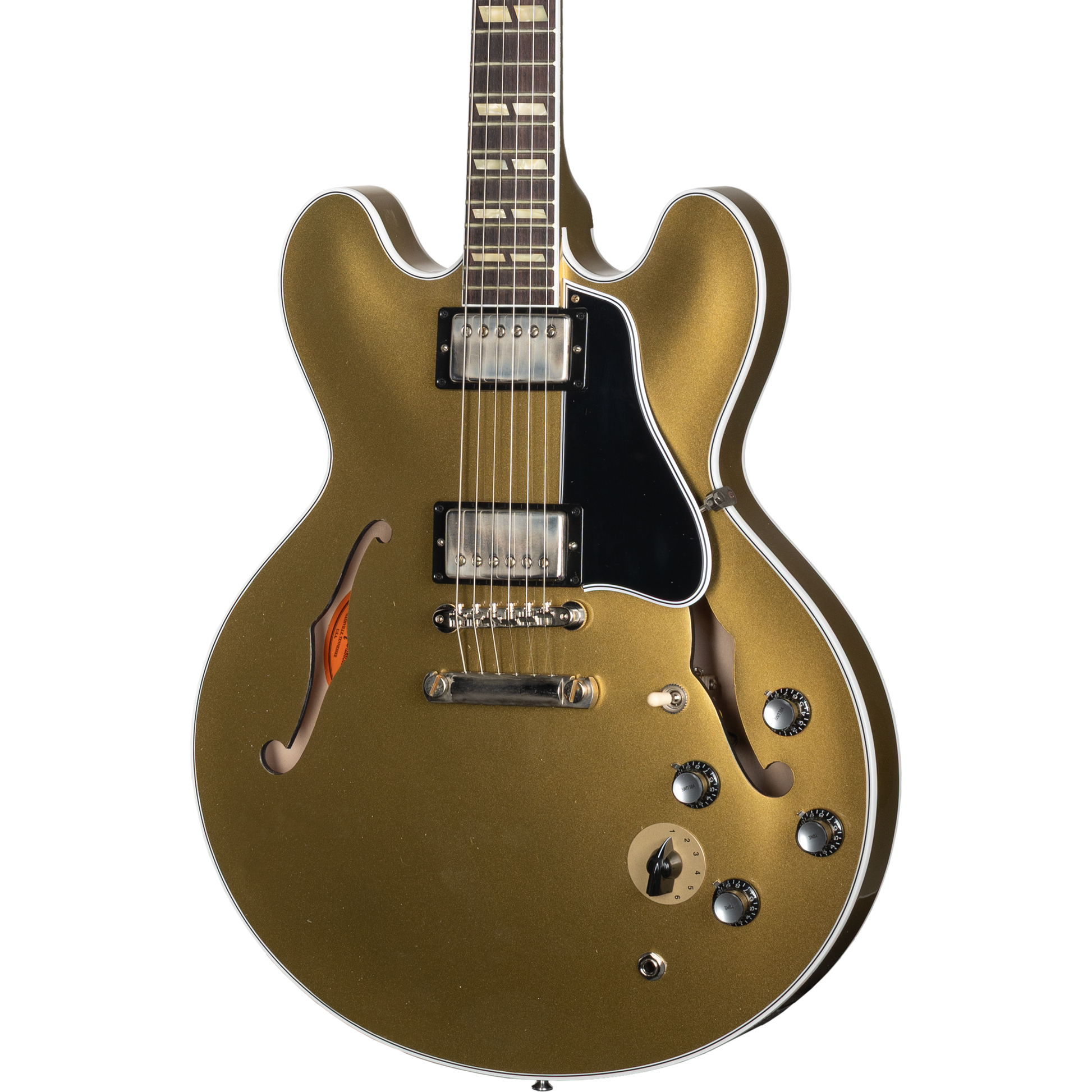 Gibson Custom 1961 ES-345 Reissue Semi-Hollow Electric Guitar - Zenith Gold