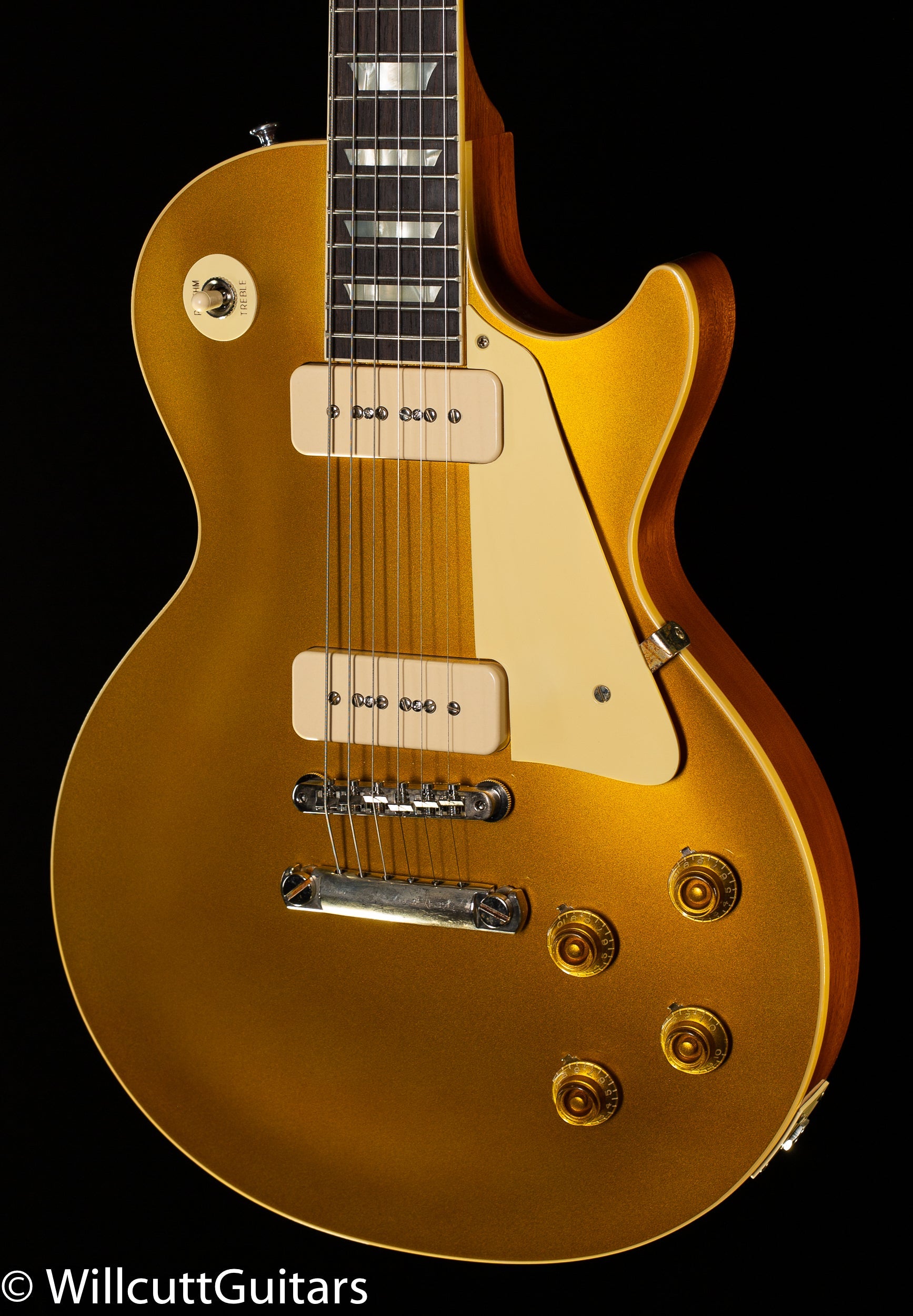 GIBSON CUSTOM SHOP 1956 LES PAUL STANDARD V2 NECK GOLD TOP VOS M2M (324)