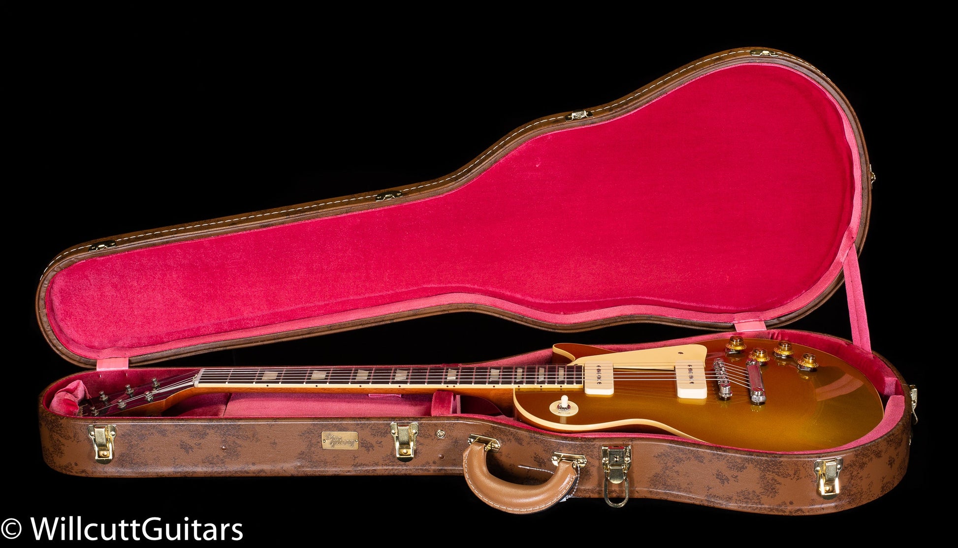 GIBSON CUSTOM SHOP 1956 LES PAUL STANDARD V2 NECK GOLD TOP VOS M2M (324)