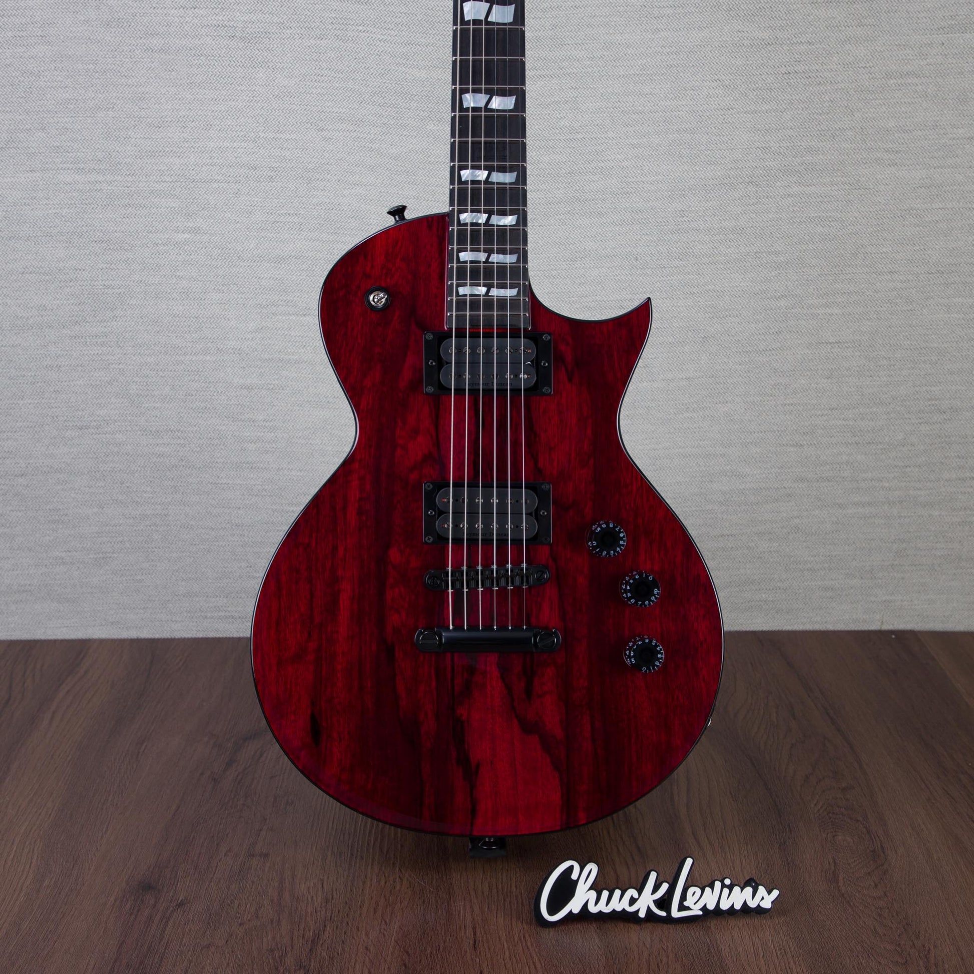 ESP USA Limited Edition Eclipse Electric Guitar - Black Limba - #US25410