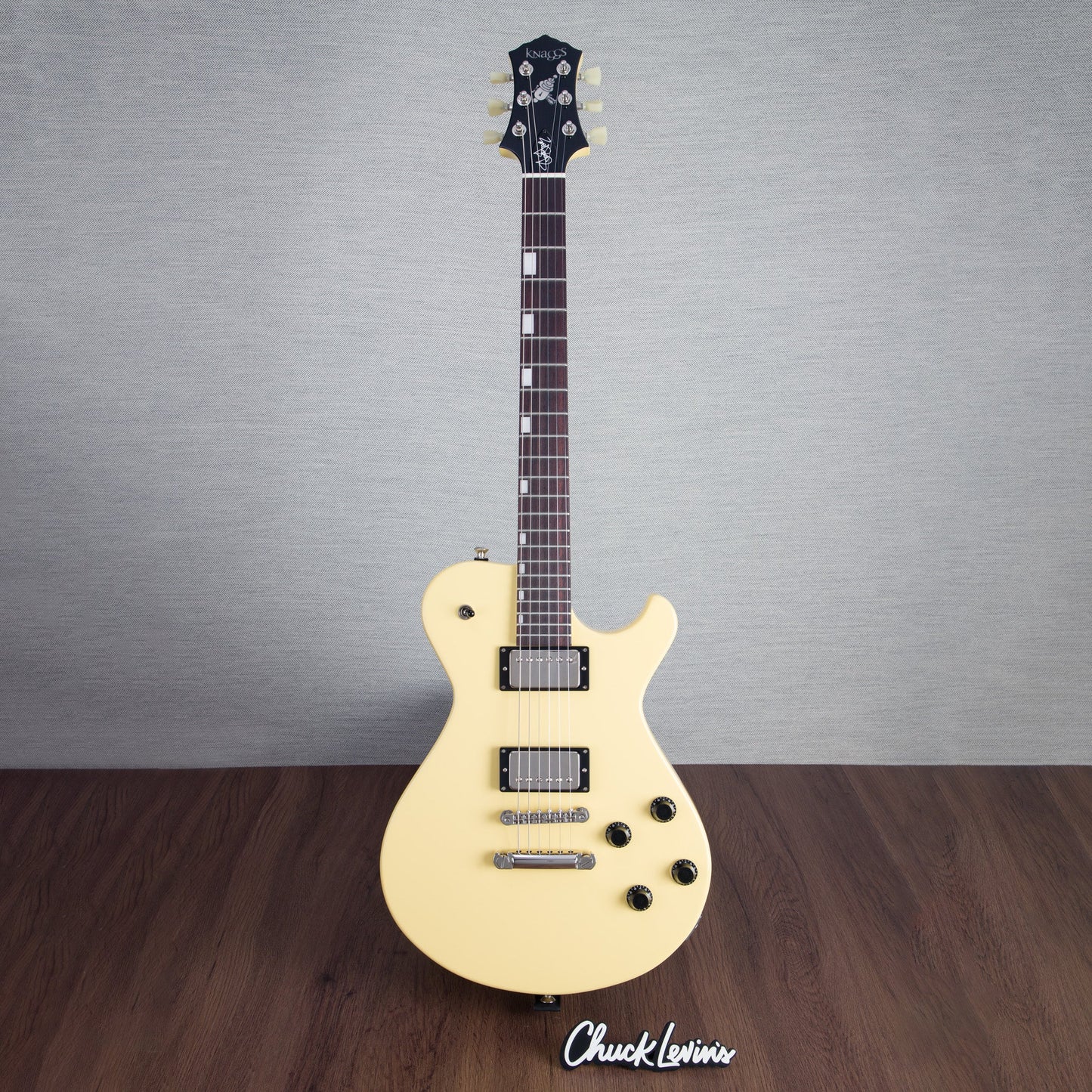 Knaggs Steve Stevens SSC-J Electric Guitar - TV Yellow