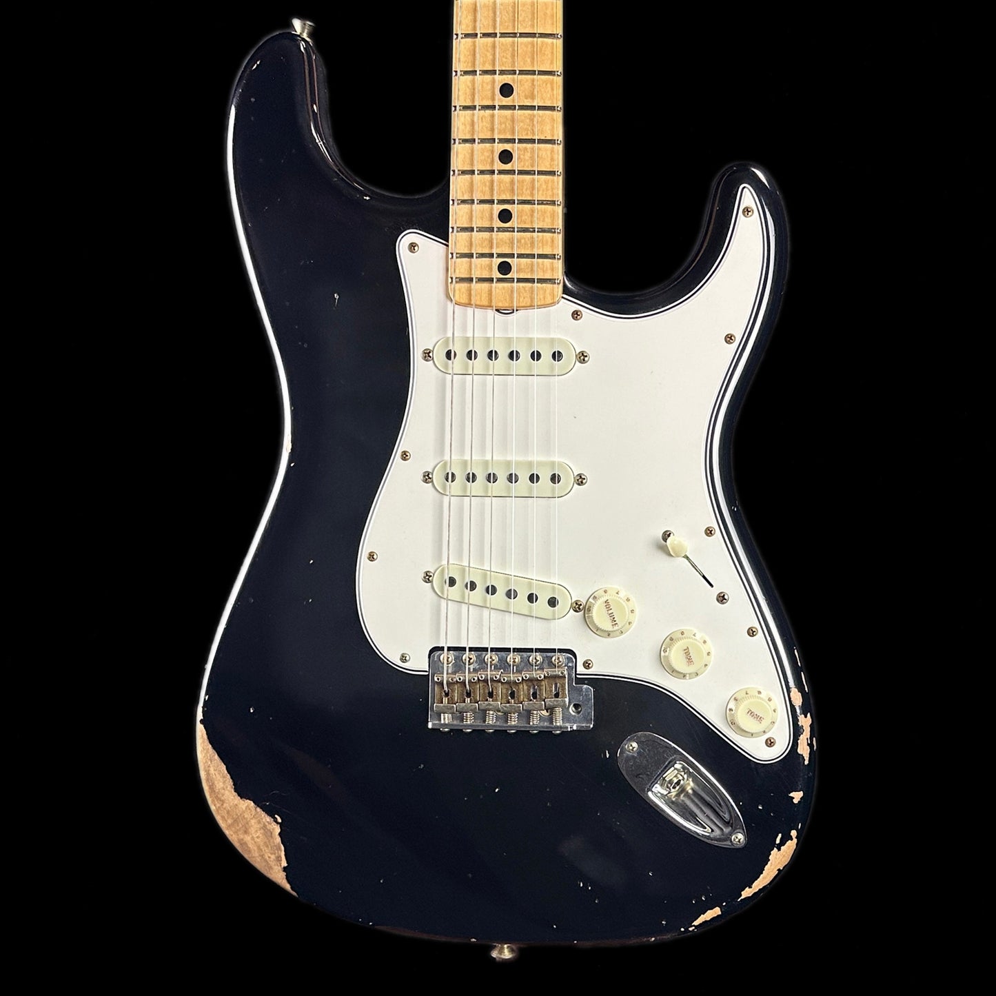 Fender Custom Shop Limited Edition 1968 Stratocaster Relic Aged Black w/case