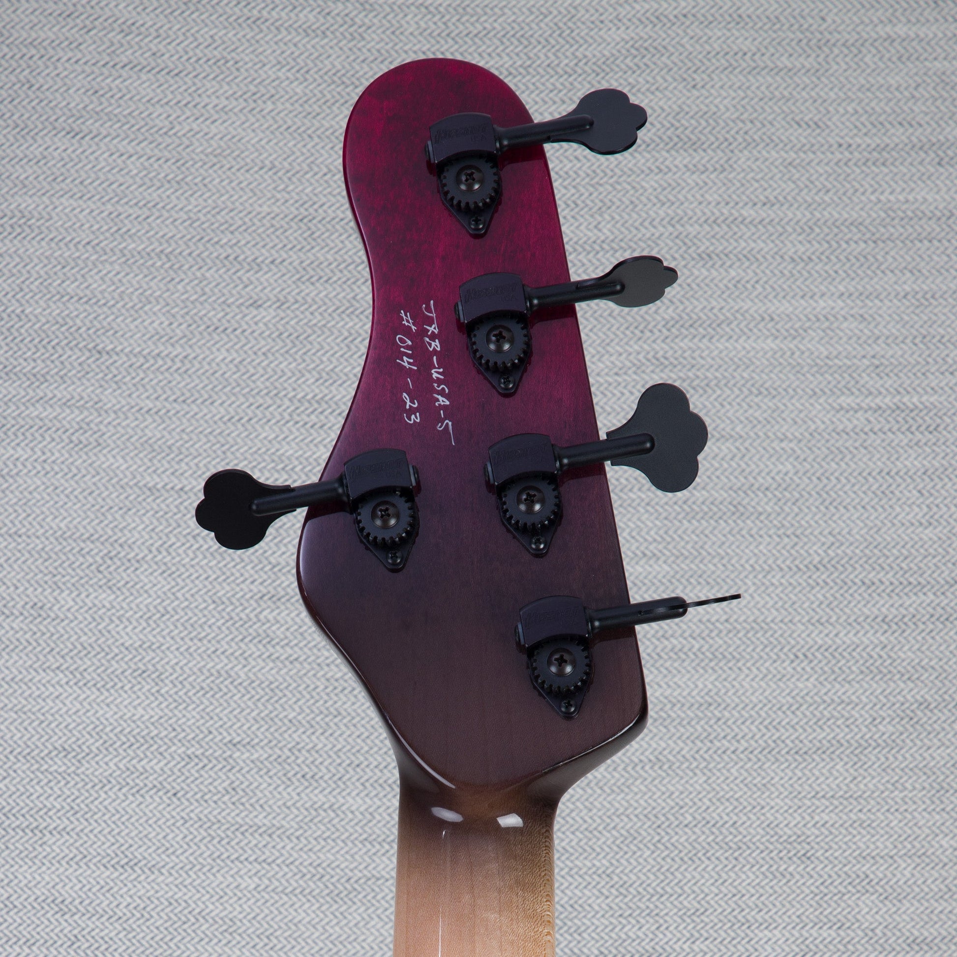 Brubaker USA JXB-BM-5 5-String Electric Bass - Red Jungle Candy