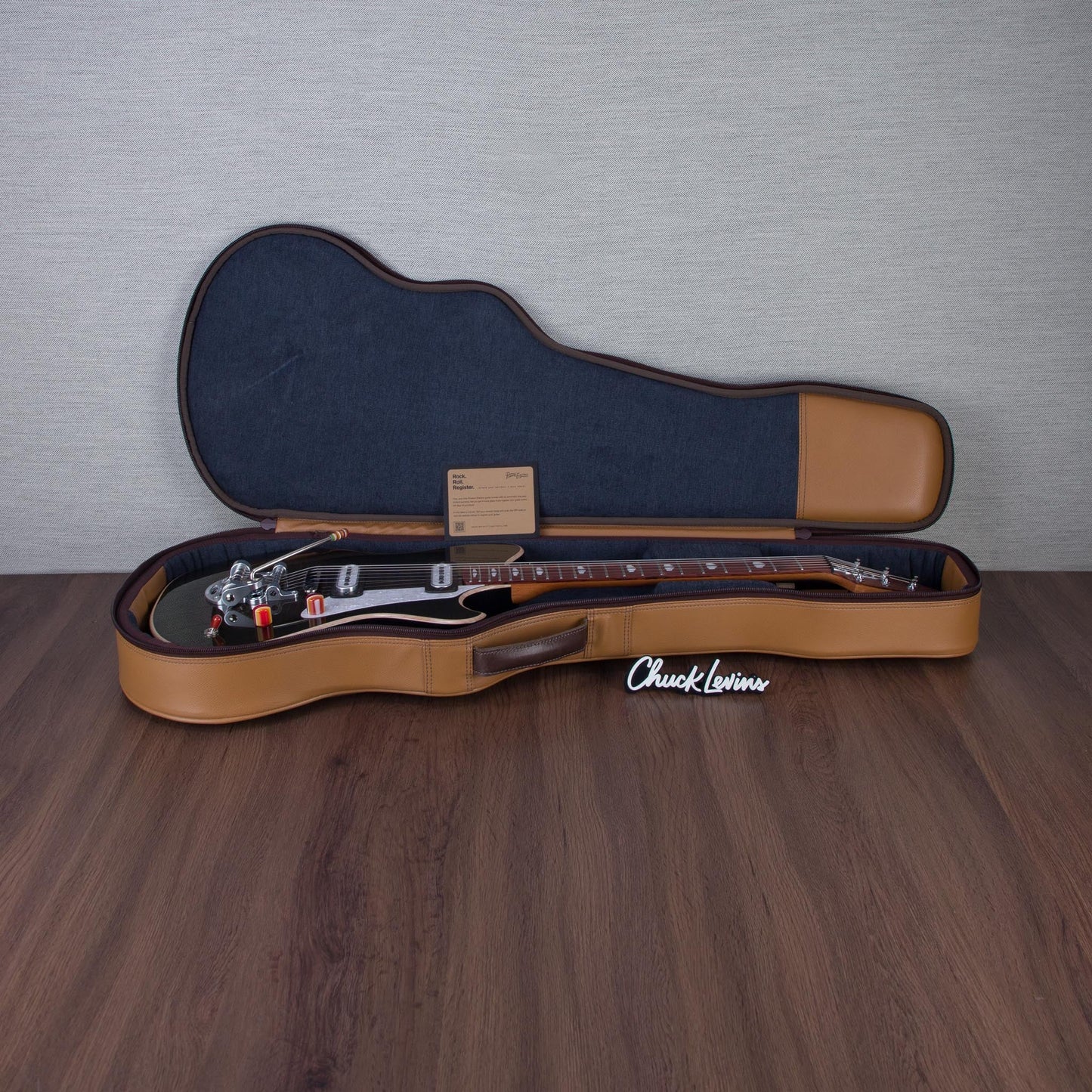 Powers Electric A-Type Select Maple Electric Guitar - Chroma Silver Cranberry - #A905