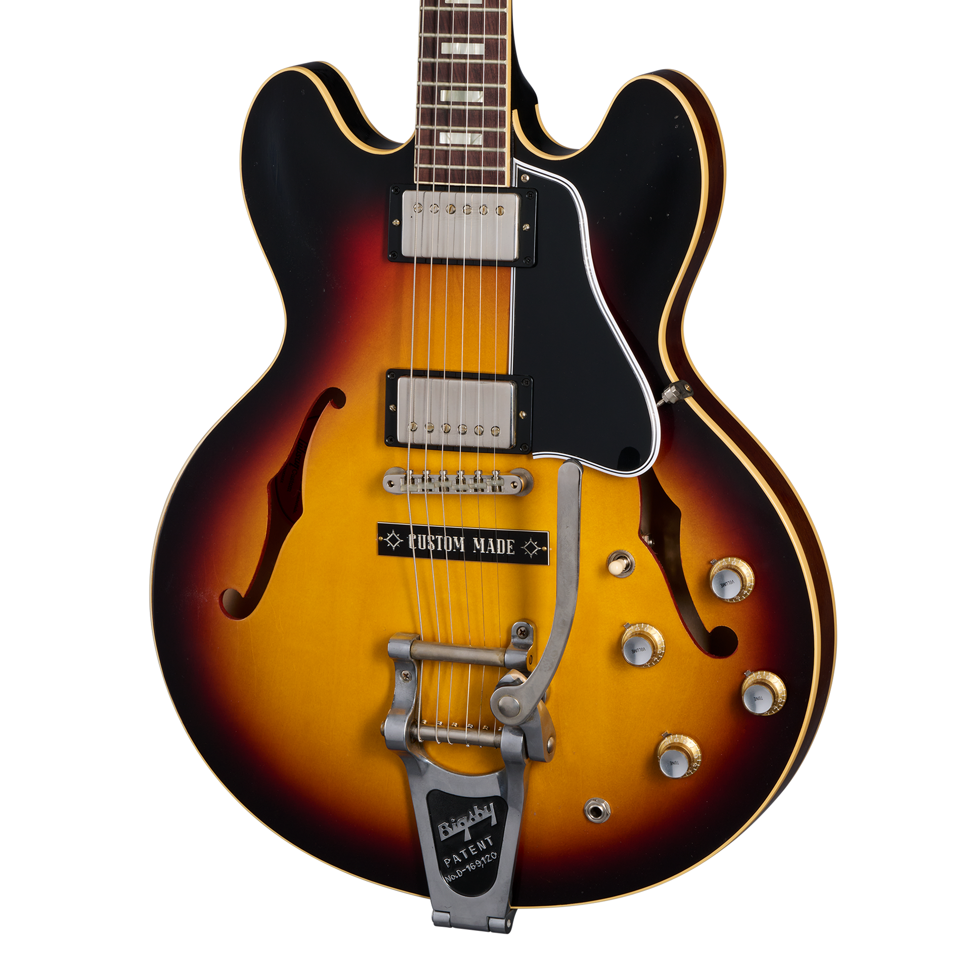 Gibson Custom 1964 ES-335 Reissue, Light Aged, Vintage Burst, Exclusive