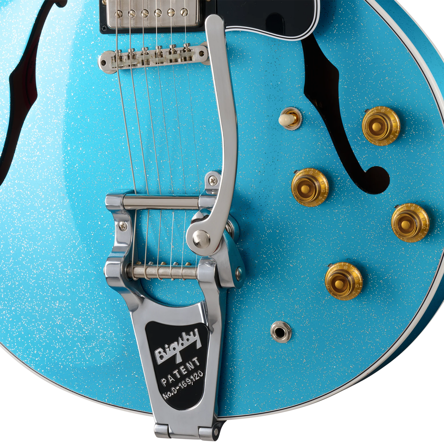 Gibson Custom 1964 ES-345 Reissue, VOS, Sapphire Mist