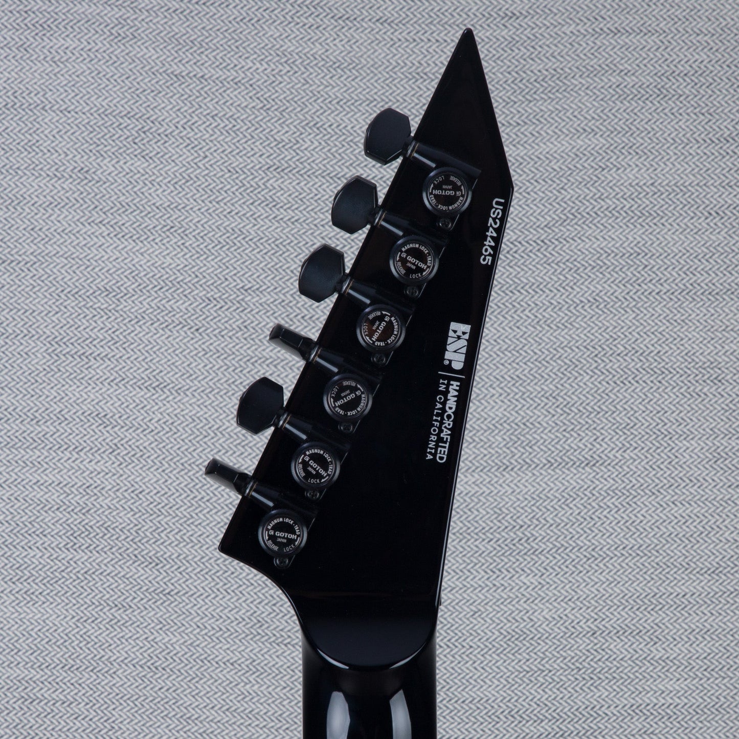 ESP USA M-II NTB FR Electric Guitar - Black - #US24465
