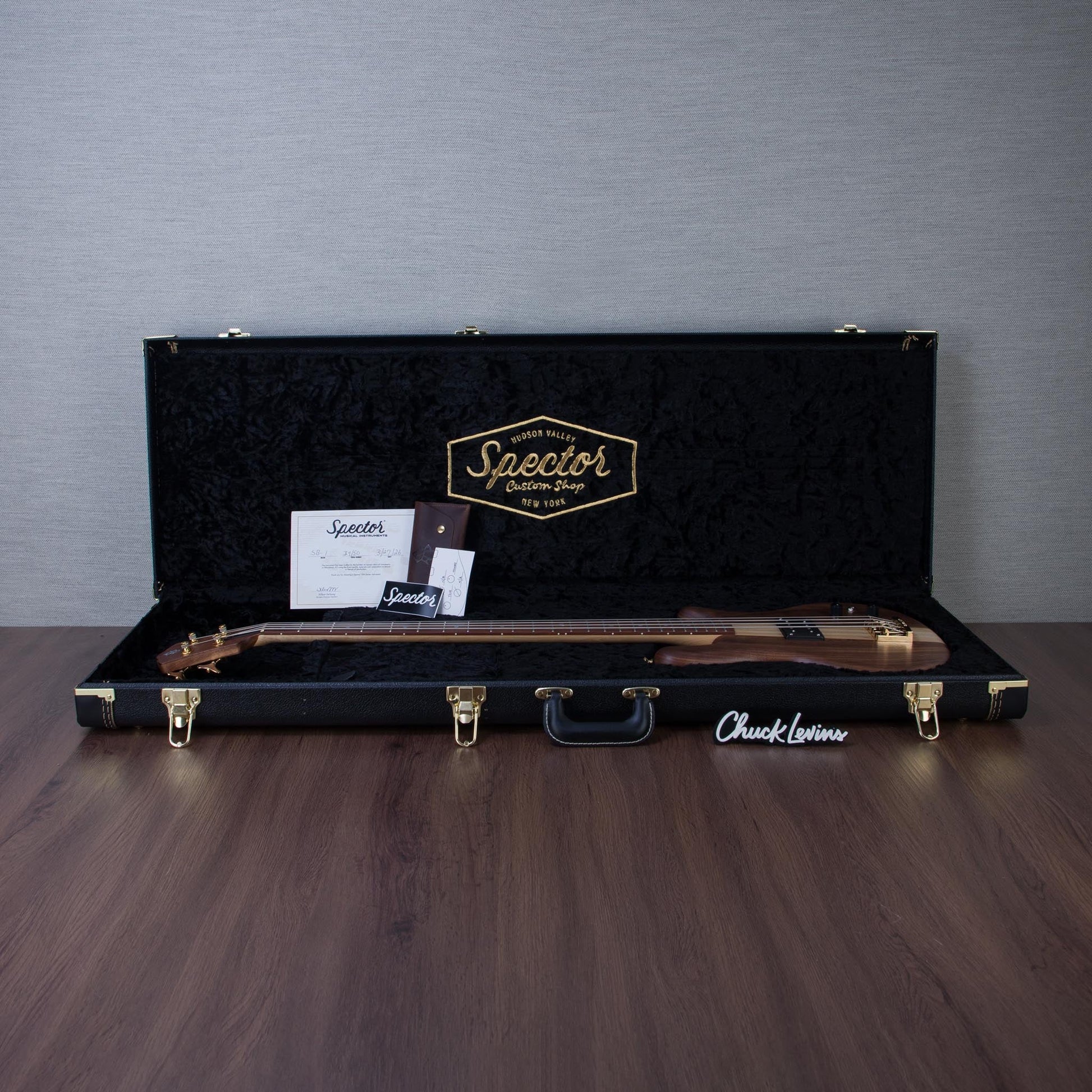 Spector USA Limited Edition SB-1 Walnut Electric Bass Guitar - #34