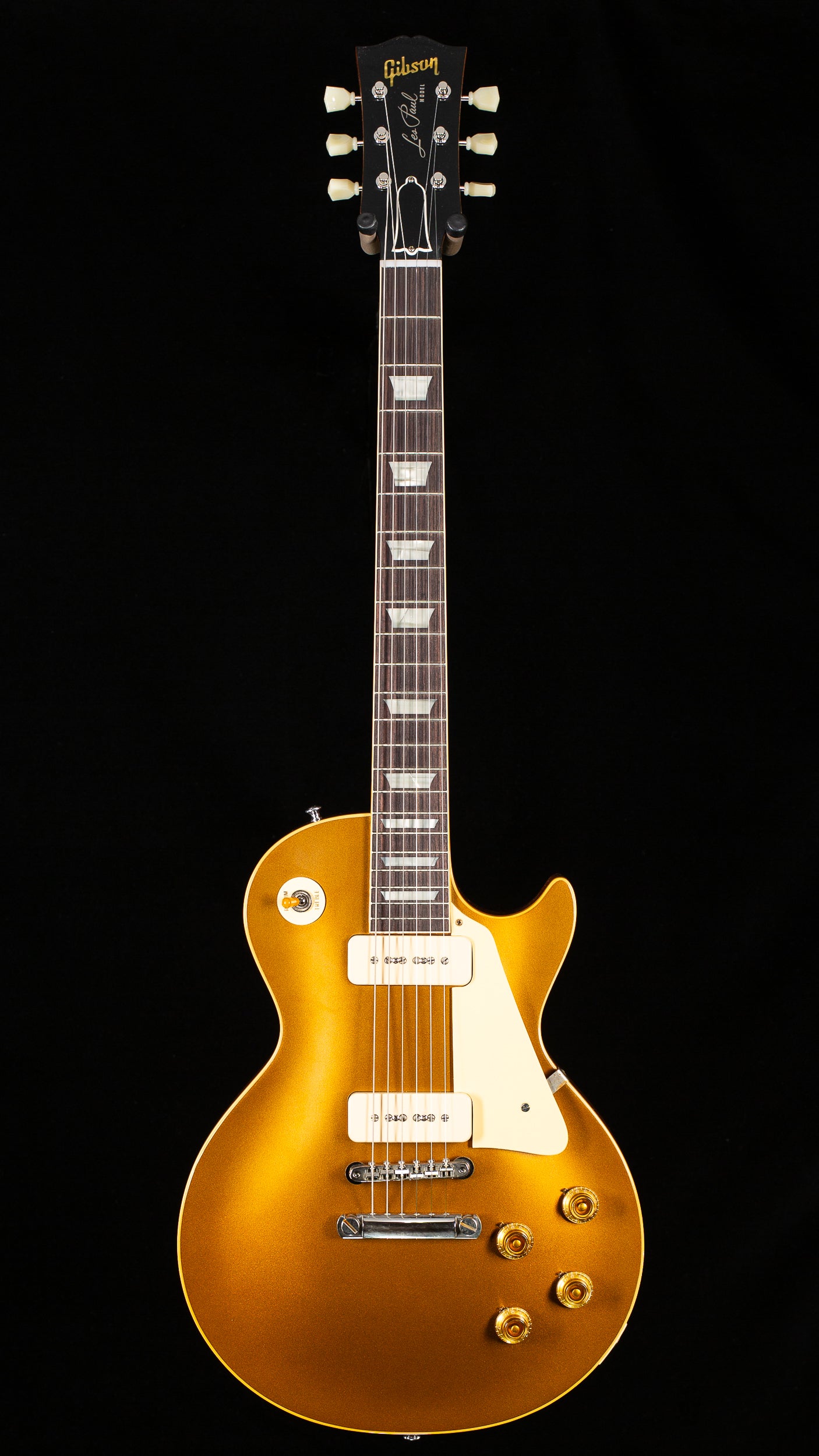Gibson Custom Shop Willcutt Cavern Collection 1956 Les Paul Standard VOS Goldtop Chambered  (041)