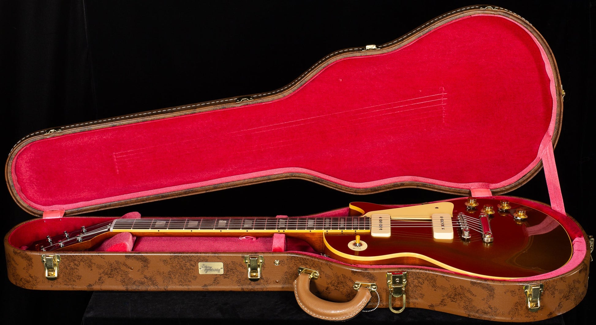 Gibson Custom Shop Willcutt Cavern Collection 1956 Les Paul Standard VOS Goldtop Chambered (052)