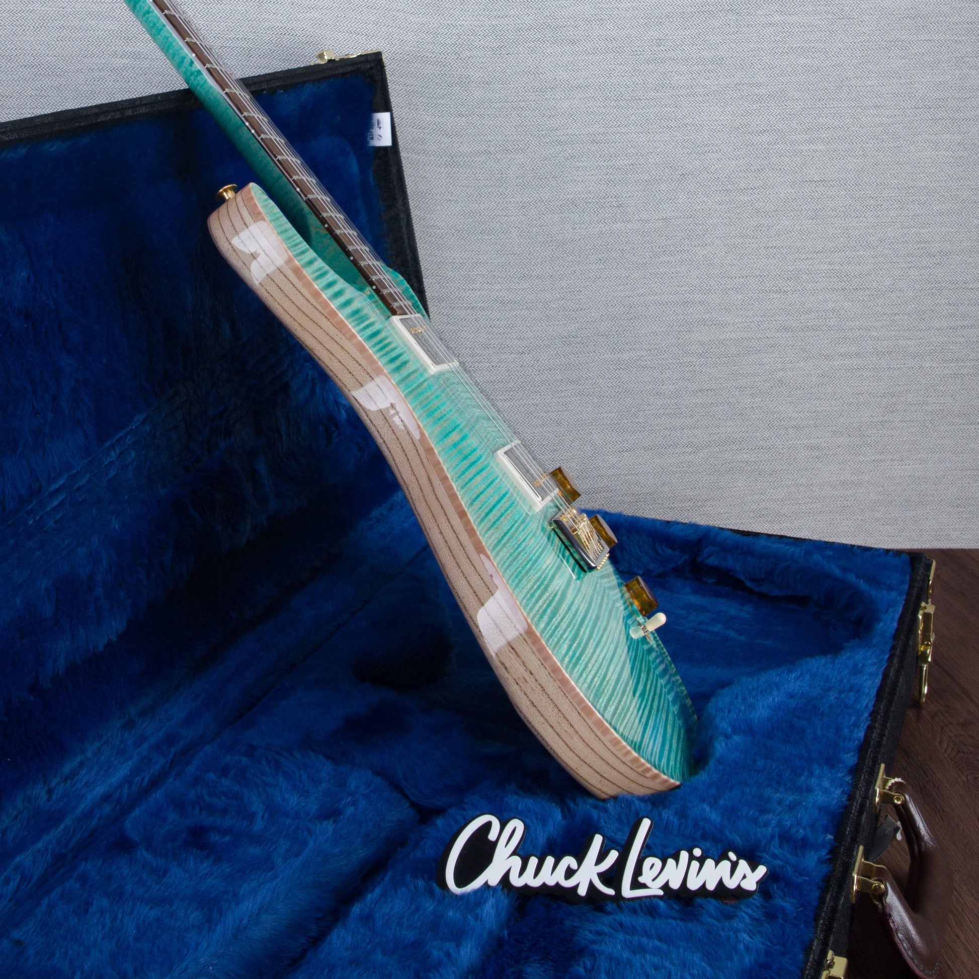 PRS Wood Library DGT Electric Guitar - Private Stock Bahamian Blue Finish - CHUCKSCLUSIVE - #240385598 - 2024