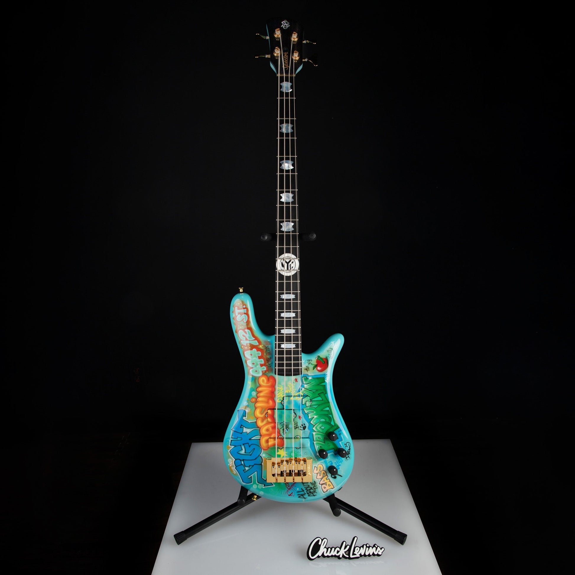 Spector USA Custom NS-2 NYC Graffiti Collection Limited Edition Bass Guitar - CHUCKSCLUSIVE - #1594