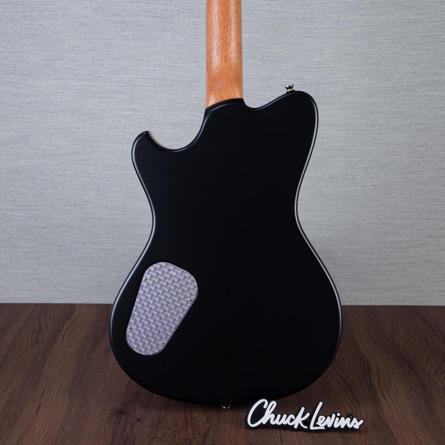 Powers Electric A-Type Electric Guitar - Pale Ale With White Pearloid - #B131