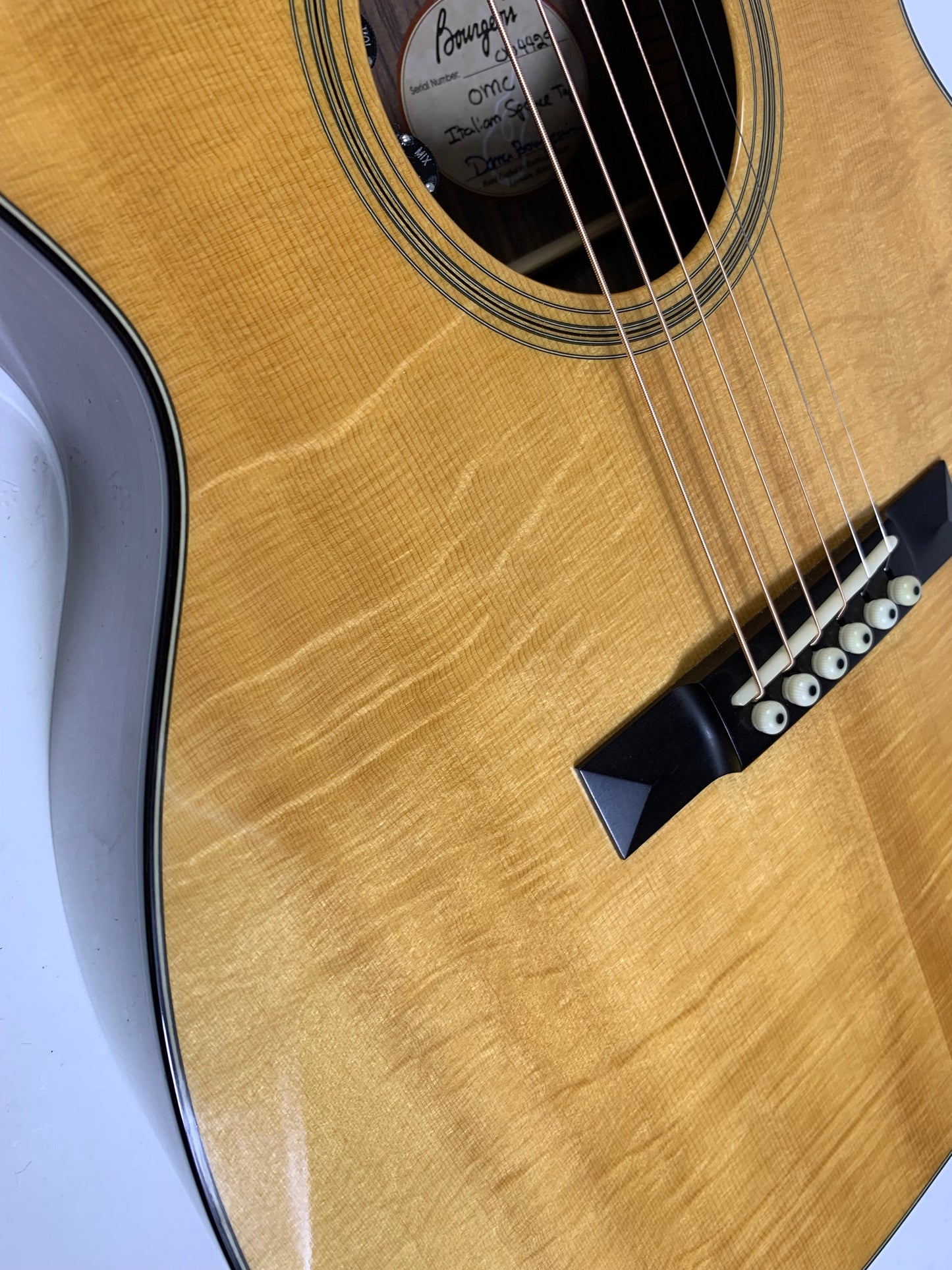 Bourgeois OM-C 2007 Cutaway Custom Acoustic Guitar - Italian Spruce Indian Rosewood
