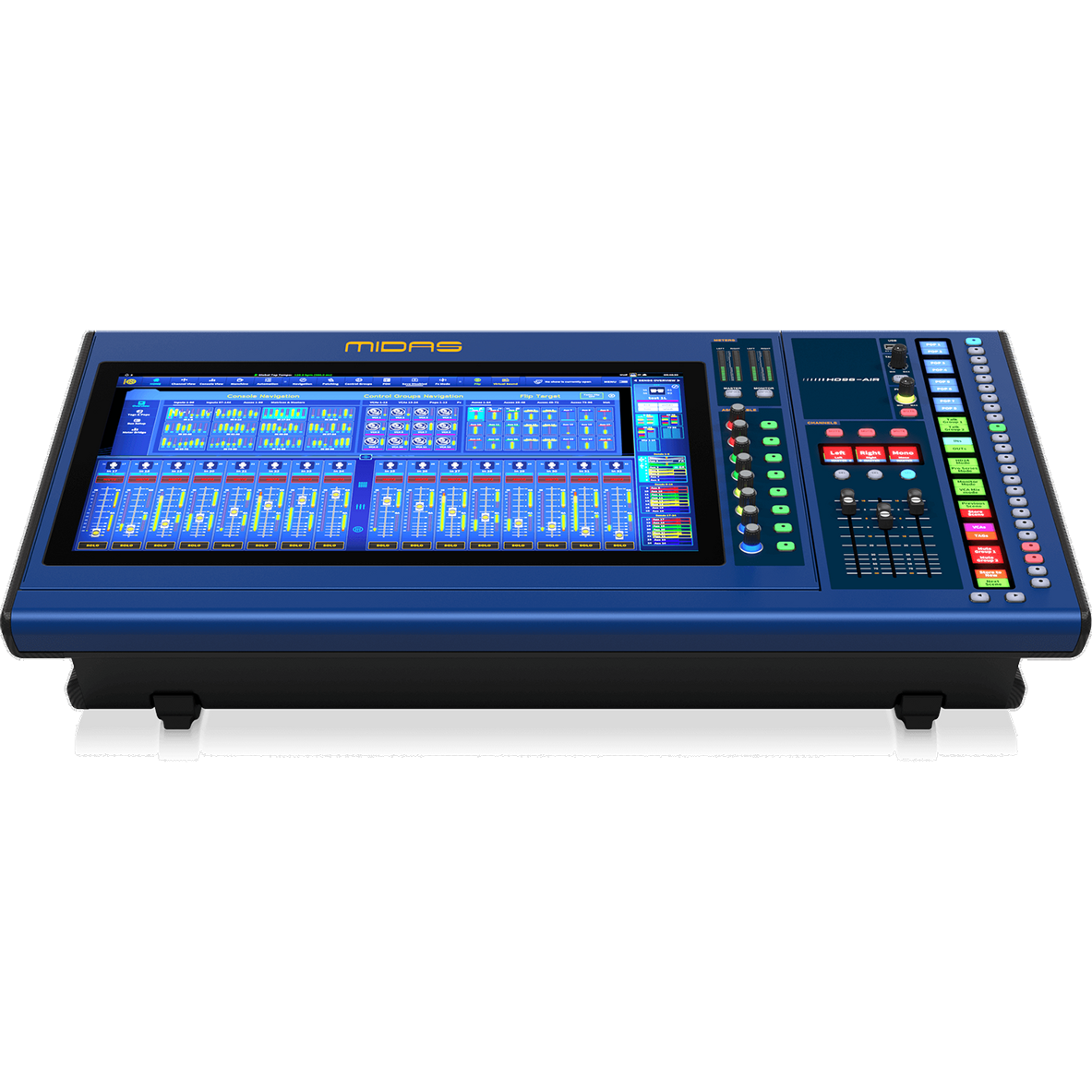 Midas HD96-AIR-CC-TP Live Digital Console with 21-Inch Touchscreen and Road Case