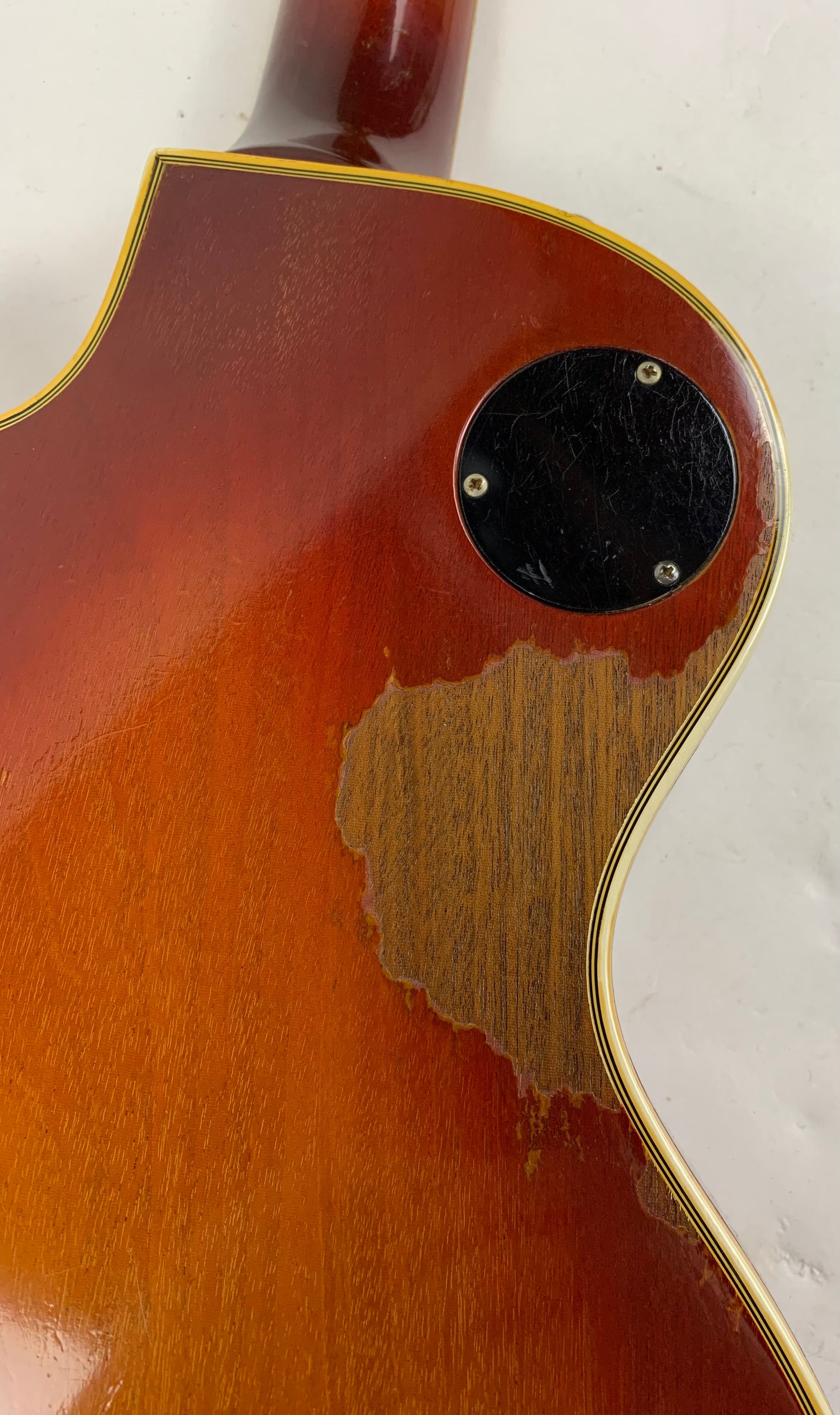 1973 Gibson Les Paul Custom Cherry Sunburst Vintage LP w Original Case Patent Sticker Humbuckers