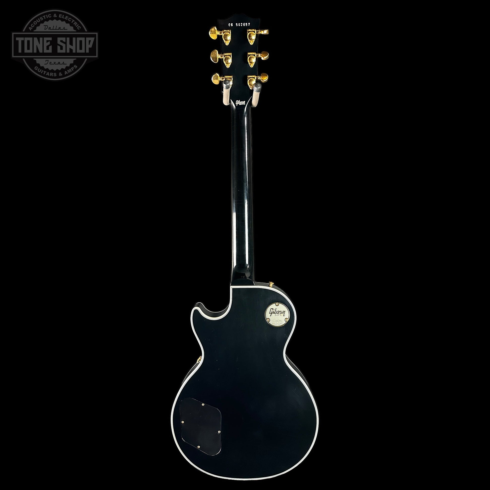 Gibson Custom Dealer Select Les Paul Custom Ebony Ultra Light Aged w/case CS502657
