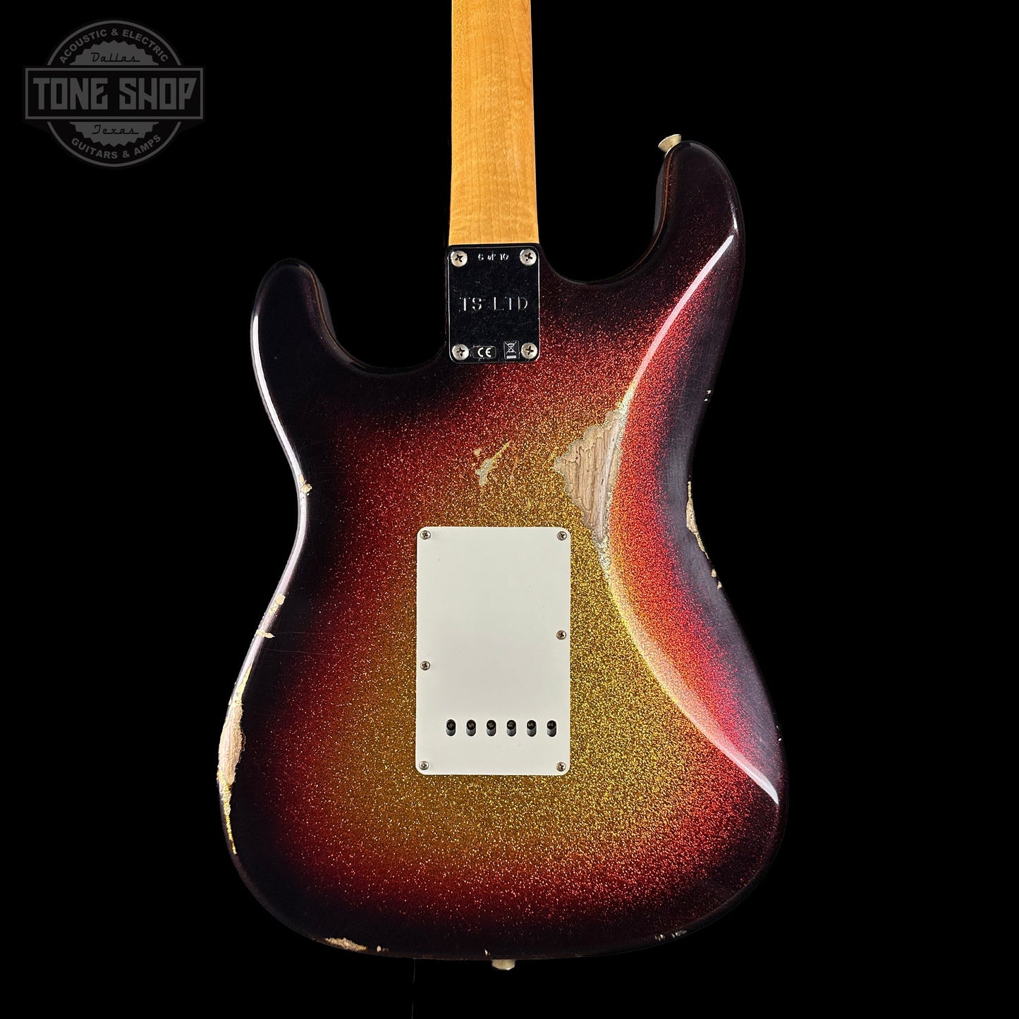 Fender Custom Shop 1963 Stratocaster Relic 3 Tone Sunburst Sparkle w/case TSLTD6OF10