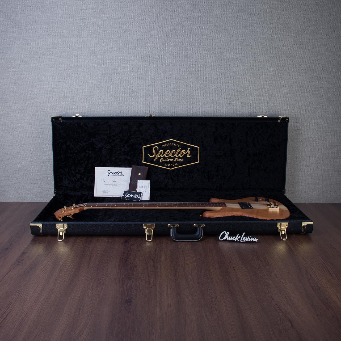 Spector USA Limited Edition SB-1 Curly Cherry Electric Bass Guitar - #6