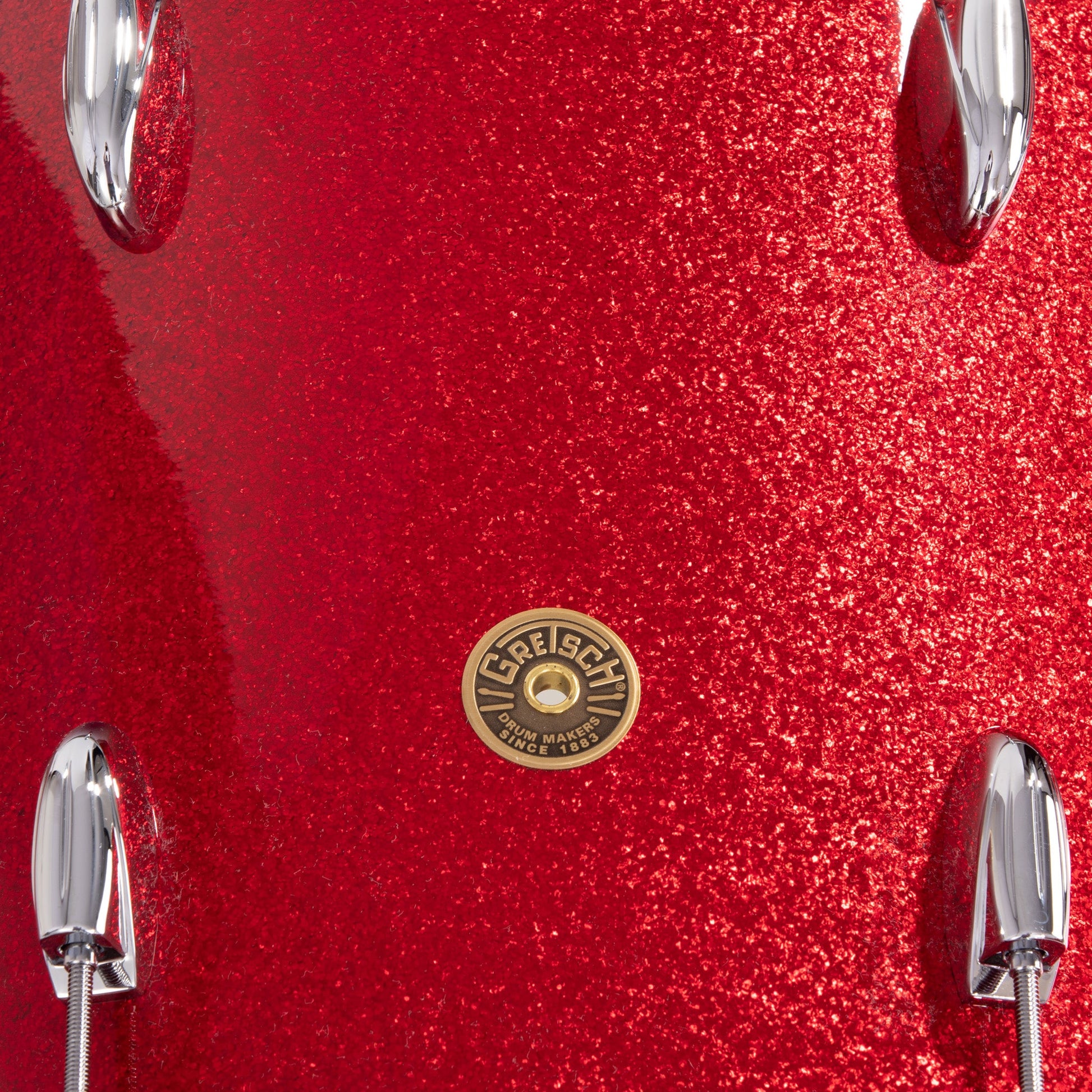 Gretsch USA Custom Nitron 3-Piece Shell Pack, 24-Inch Kick - Red Sparkle