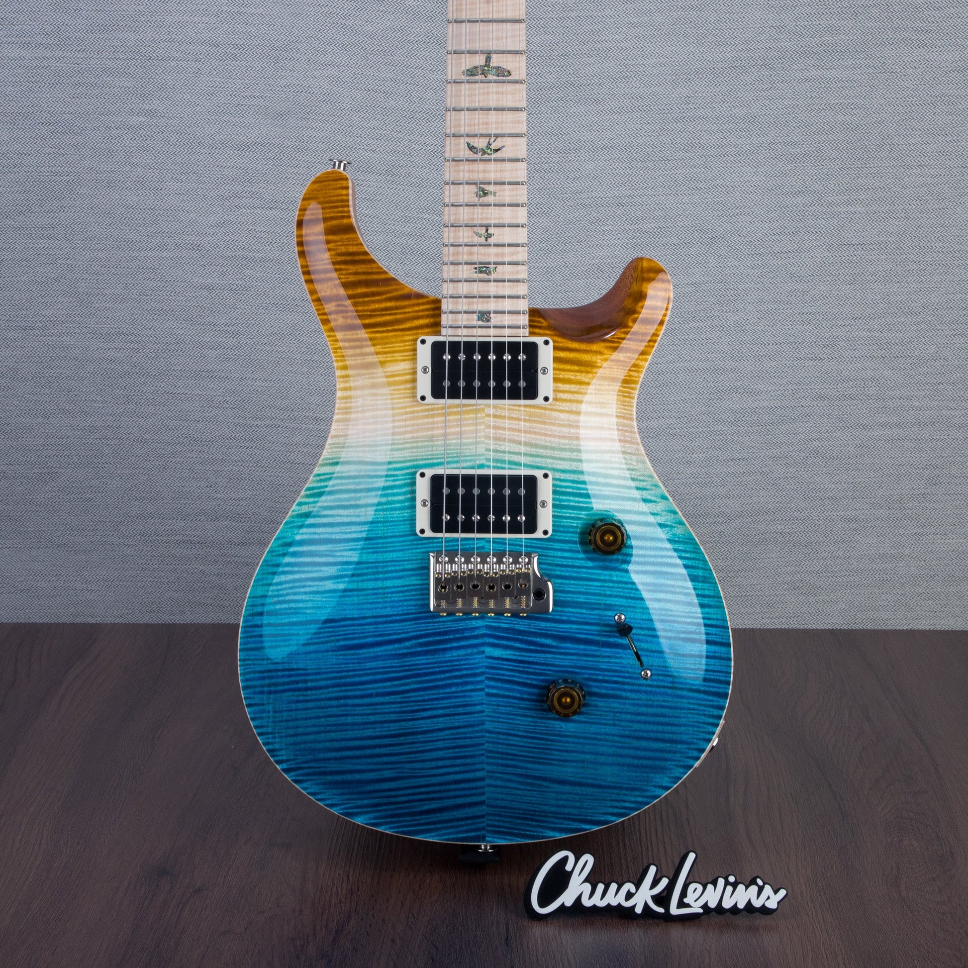 PRS Wood Library Custom 24 Electric Guitar - Private Stock Beach Fade Finish - CHUCKSCLUSIVE - #240383987 - 2024