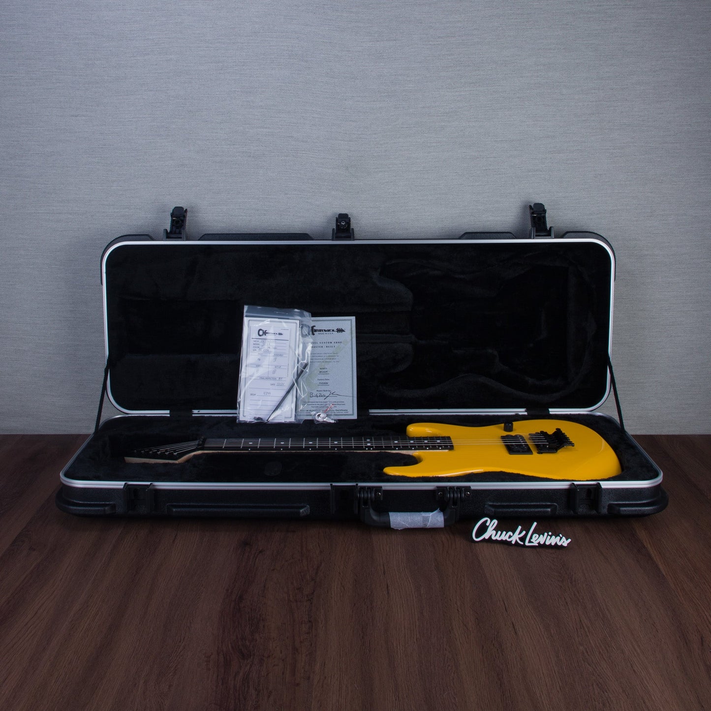 Charvel Custom Shop San Dimas 1H Floyd Rose Masterbuilt by “Big” Rob Knowles - Taxi Cab Yellow - #RK0079