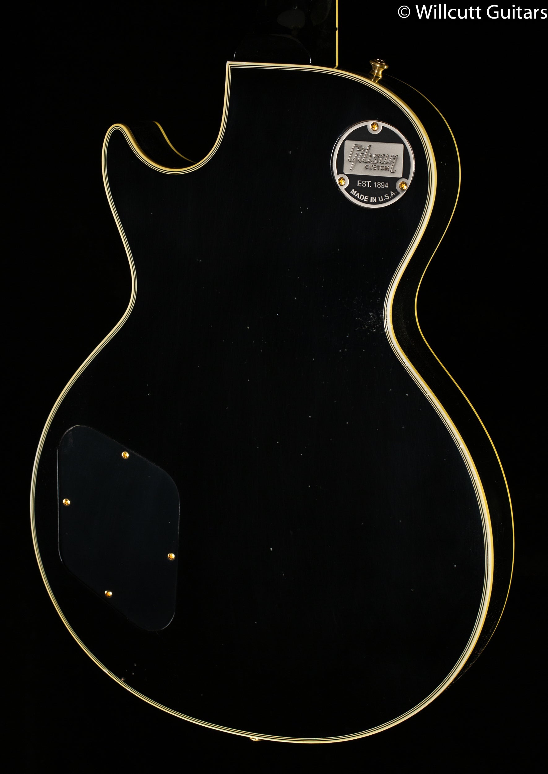 Gibson Custom Shop 1957 Les Paul Custom 3-Pickup Bigsby Ebony Light Aged