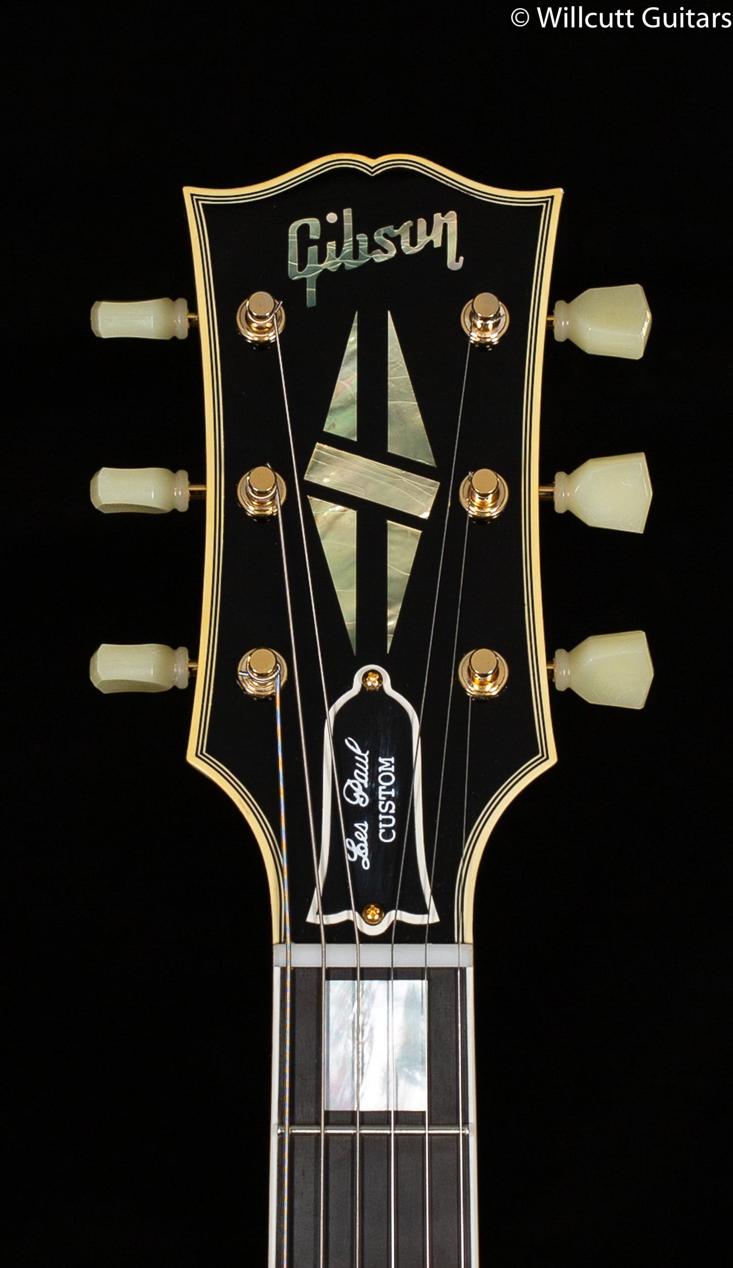 Gibson Custom Shop 1957 Les Paul Custom 3-Pickup Bigsby Ebony Light Aged