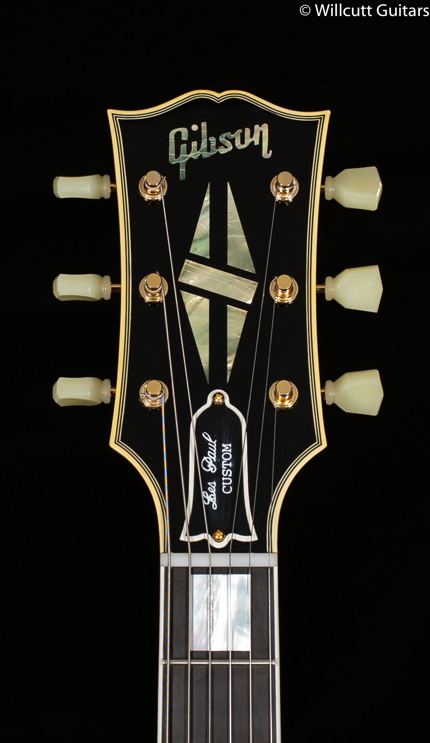 Gibson Custom Shop 1957 Les Paul Custom 3-Pickup Bigsby Ebony Light Aged
