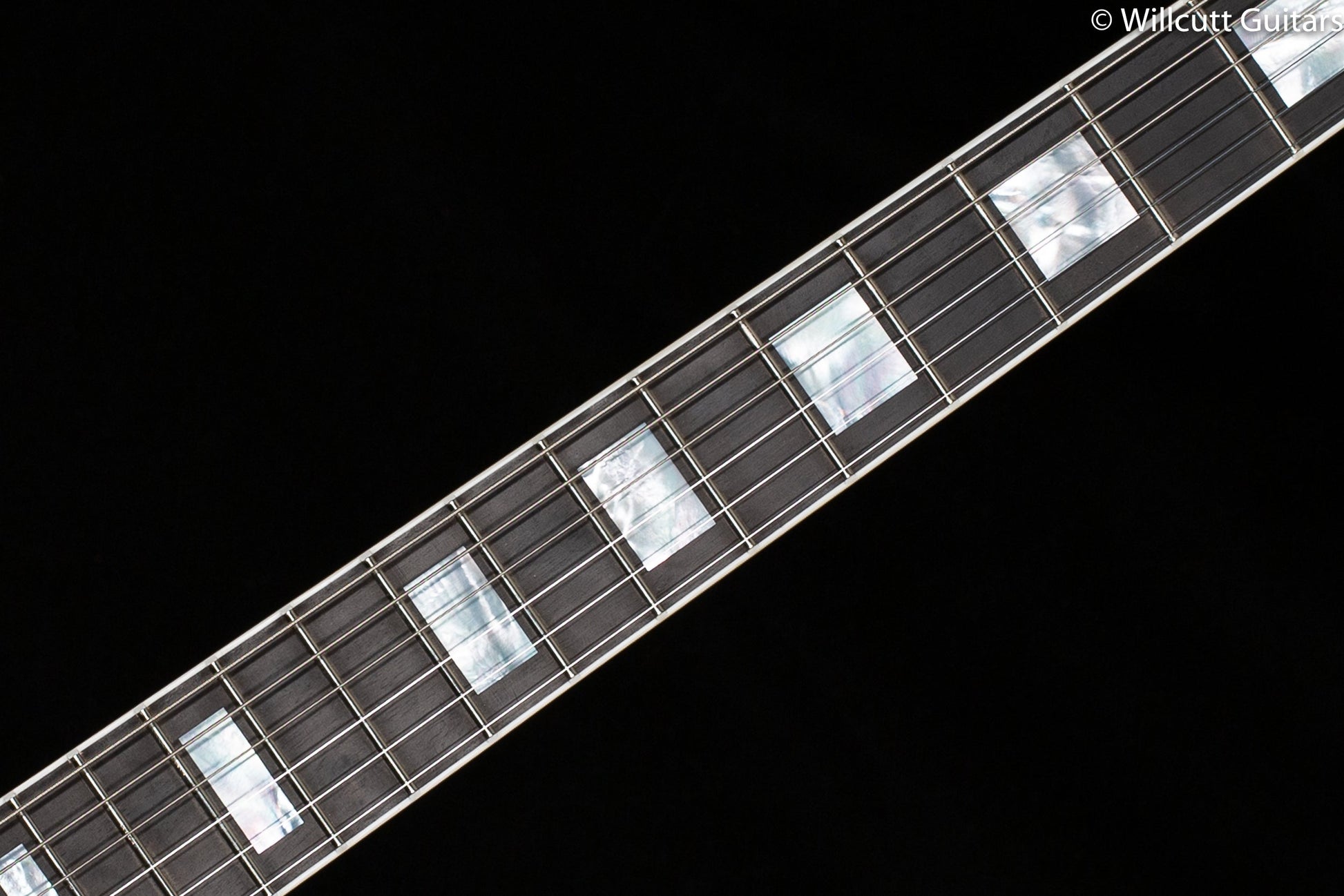 Gibson Custom Shop 1957 Les Paul Custom 3-Pickup Bigsby Ebony Light Aged