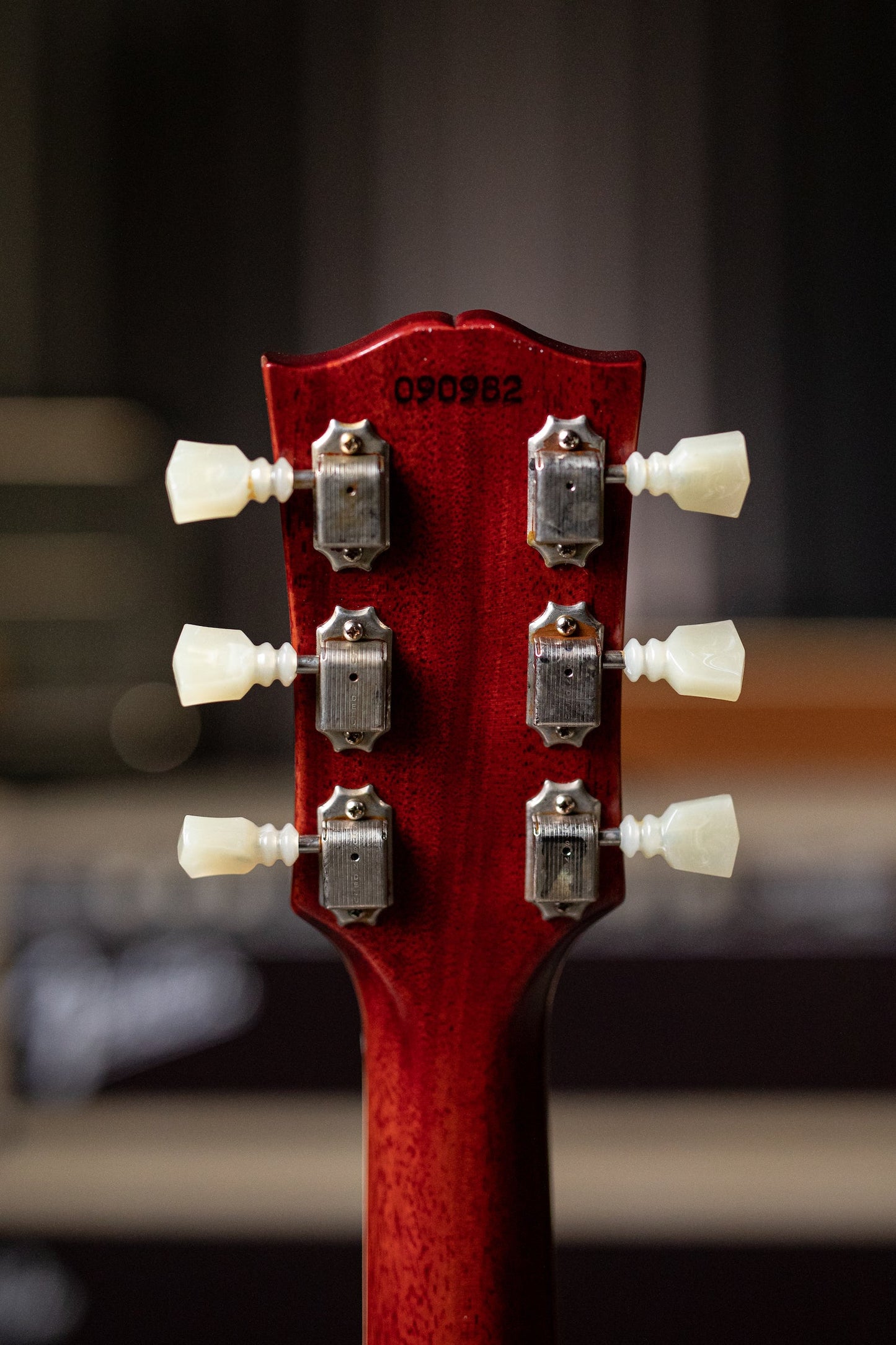 Gibson Custom Shop 1964 SG Standard Reissue W/ Maestro Electric Guitar - VOS Cherry Red
