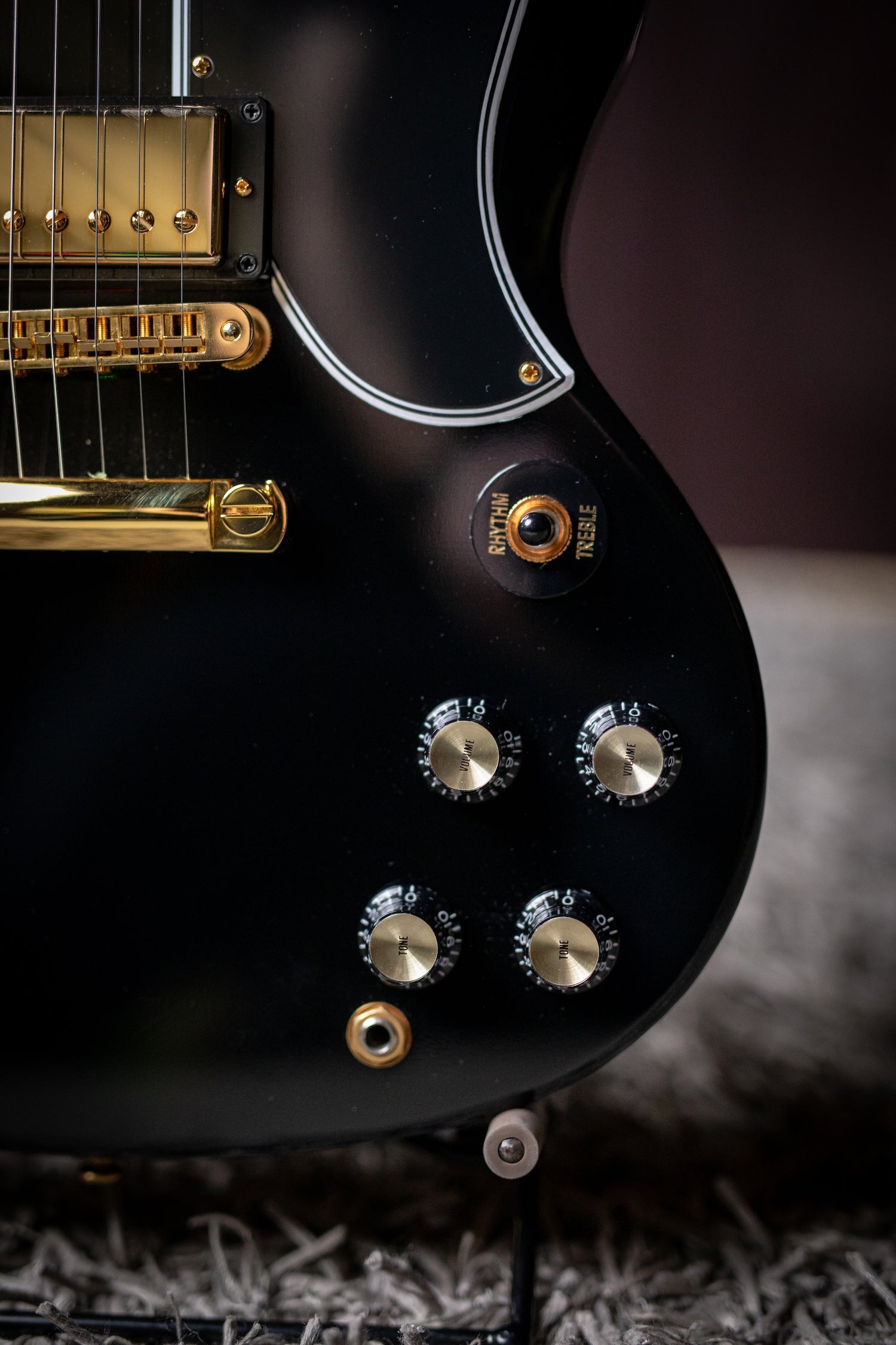 Gibson Custom Shop SG Custom w/ Ebony Fingerboard Gloss Electric Guitar - Ebony