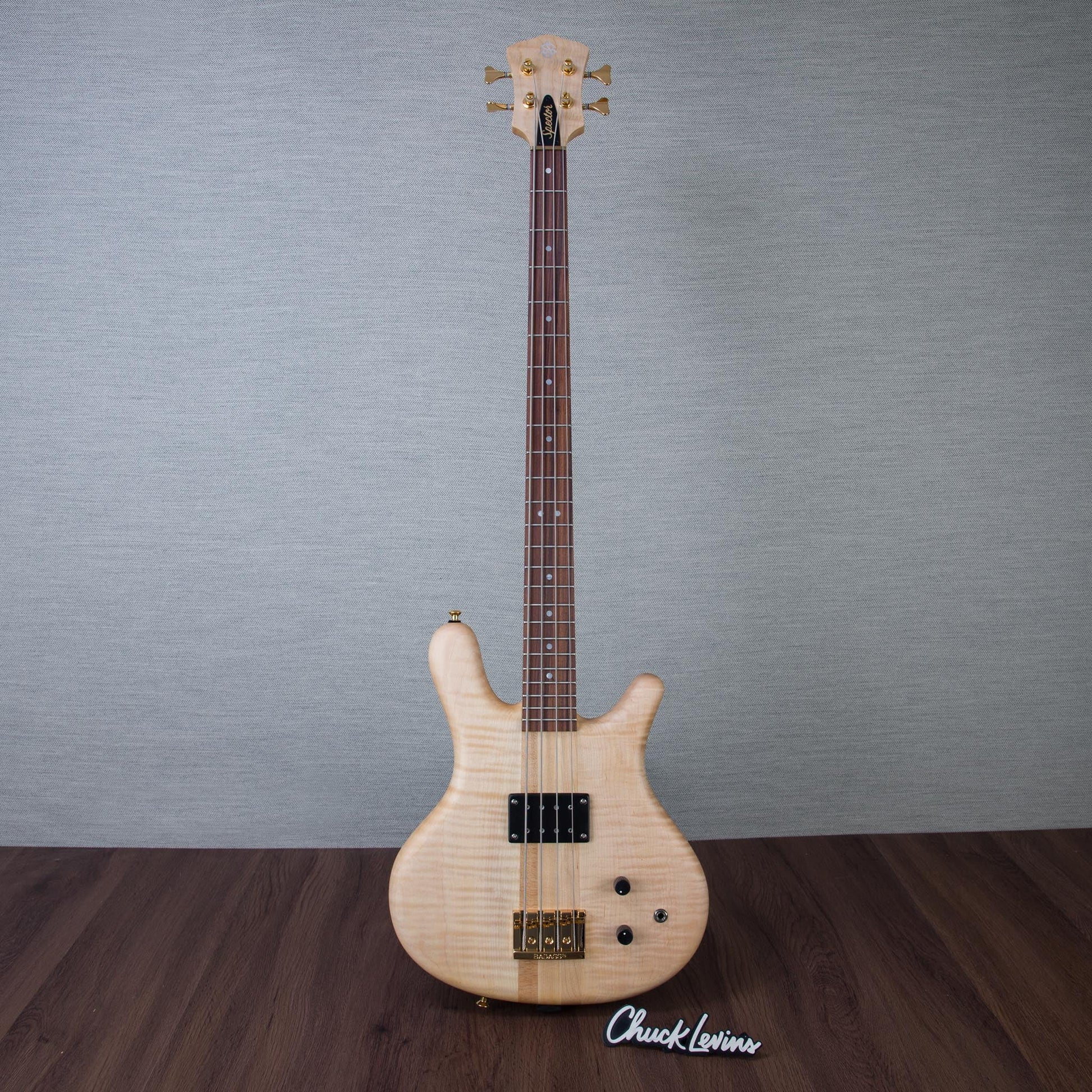 Spector USA Limited Edition SB-1 Lightly Figured Maple Electric Bass Guitar - #27