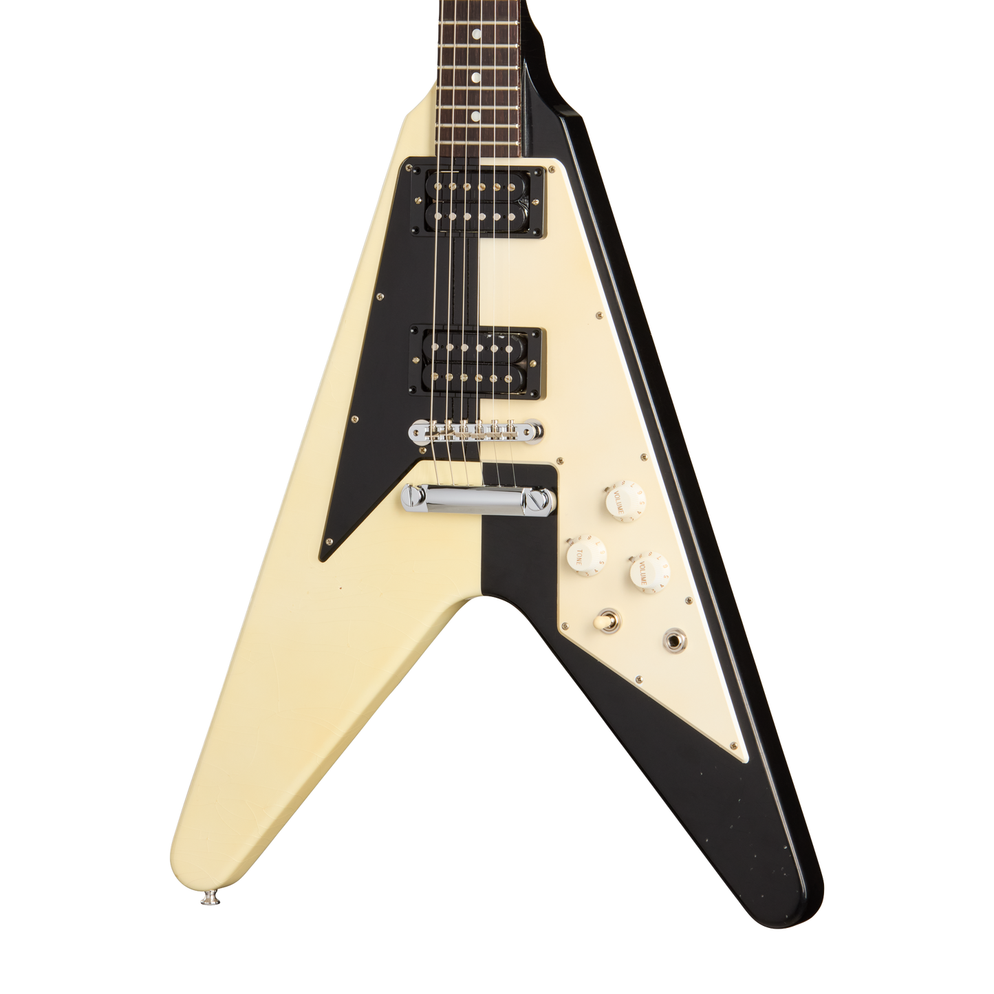 Gibson Custom Michael Schenker 1971 Flying V Collector’s Edition, Black/White