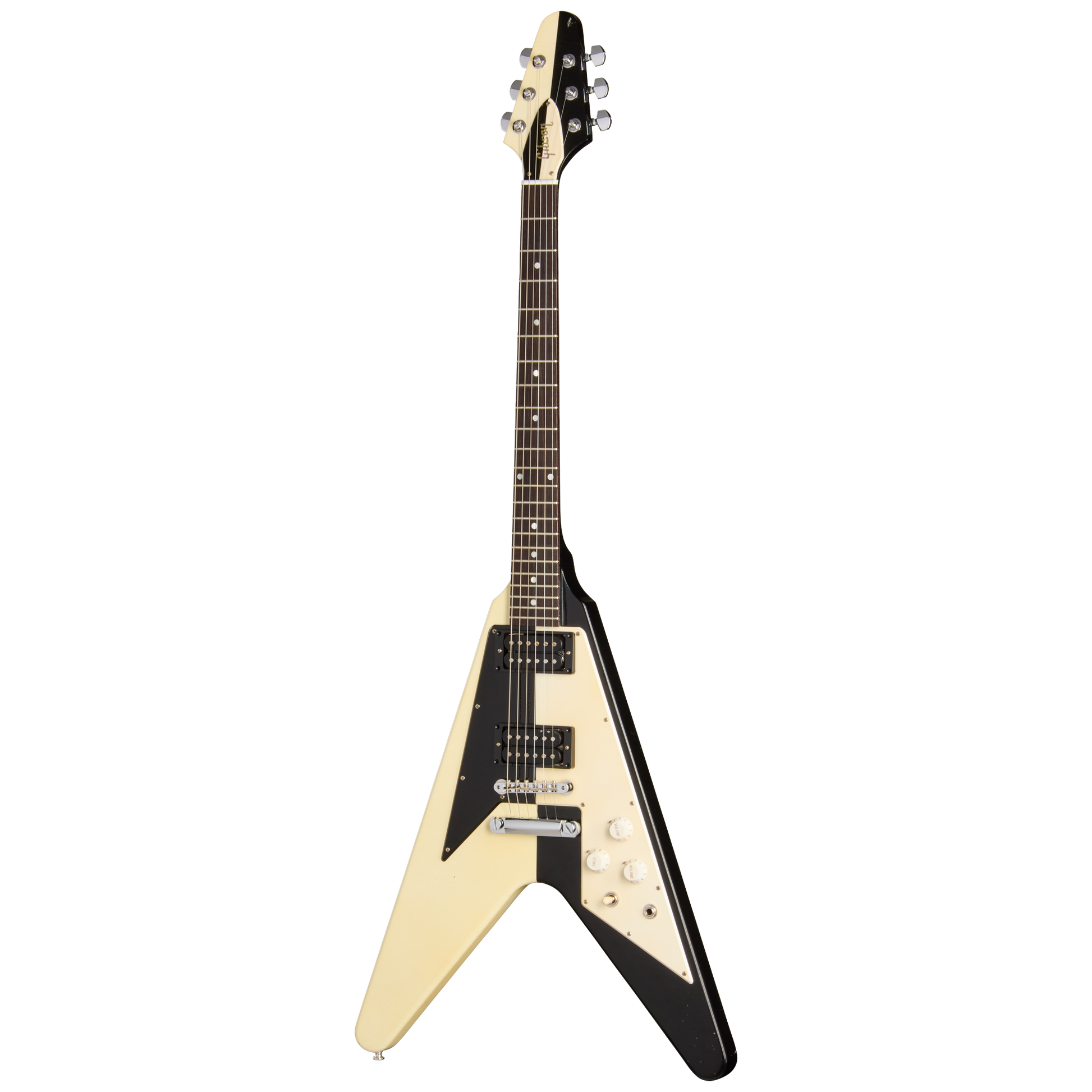 Gibson Custom Michael Schenker 1971 Flying V Collector’s Edition, Black/White