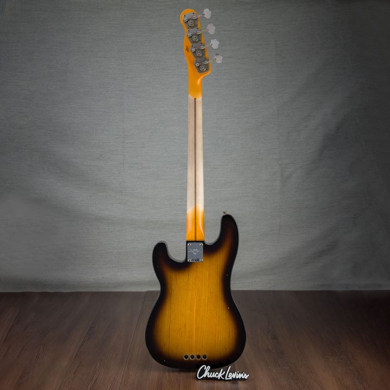 Fender Custom Shop 1953 Journeyman Relic Percision Electric Bass - Aged 2-Tone Sunburst