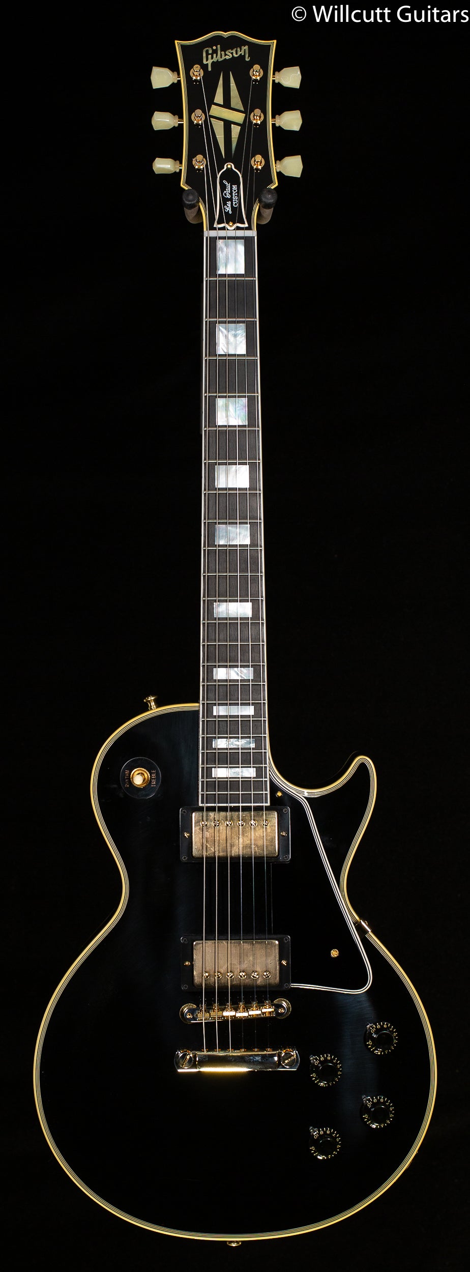 Gibson Custom Shop 1957 Les Paul Custom Reissue 2- Pickup Murphy Lab Ultra Light Aged Ebony (045)