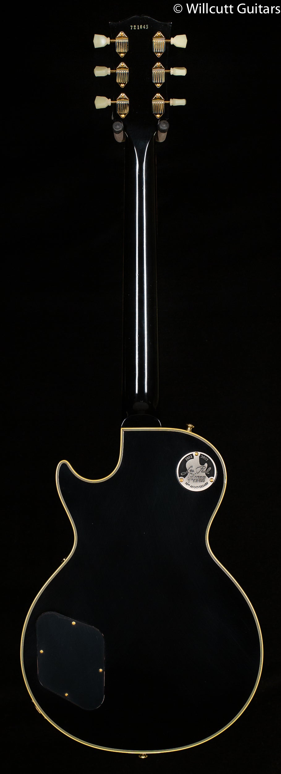 Gibson Custom Shop 1957 Les Paul Custom Reissue 2- Pickup Murphy Lab Ultra Light Aged Ebony (045)
