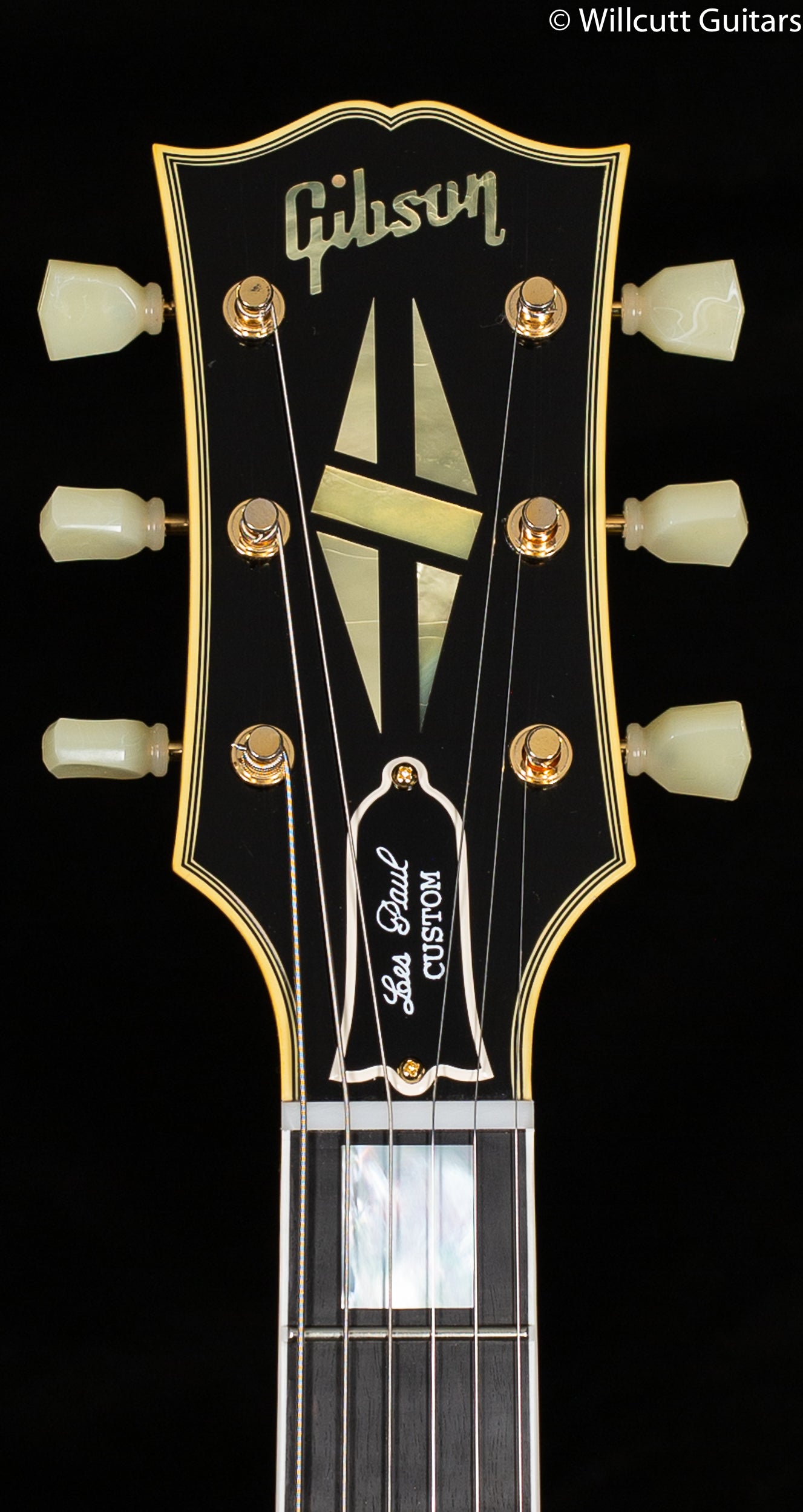 Gibson Custom Shop 1957 Les Paul Custom Reissue 2- Pickup Murphy Lab Ultra Light Aged Ebony (045)