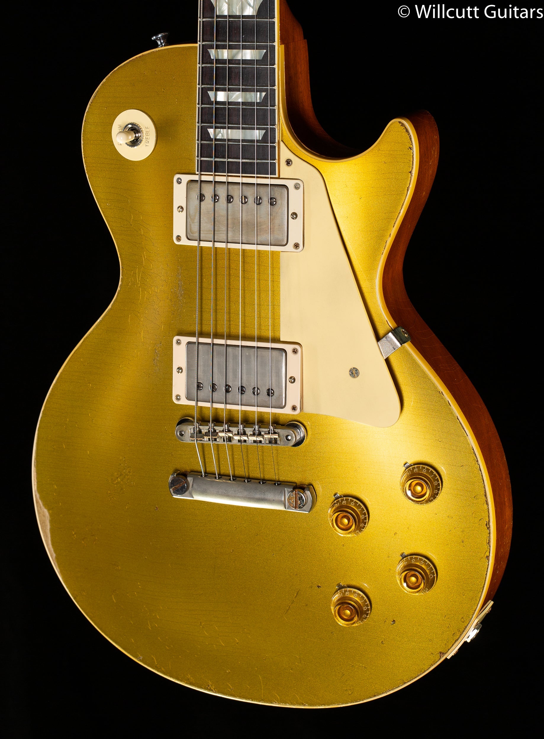 Gibson Custom Shop 1957 Les Paul Goldtop Reissue Murphy Lab Ultra Heavy Aged Double Gold (539)