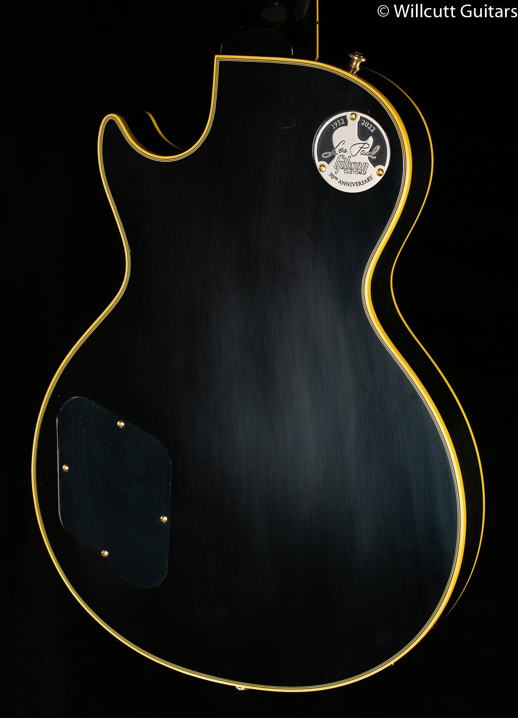 Gibson Custom Shop 1957 Les Paul Custom Reissue 3- Pickup Bigsby VOS Ebony (074)