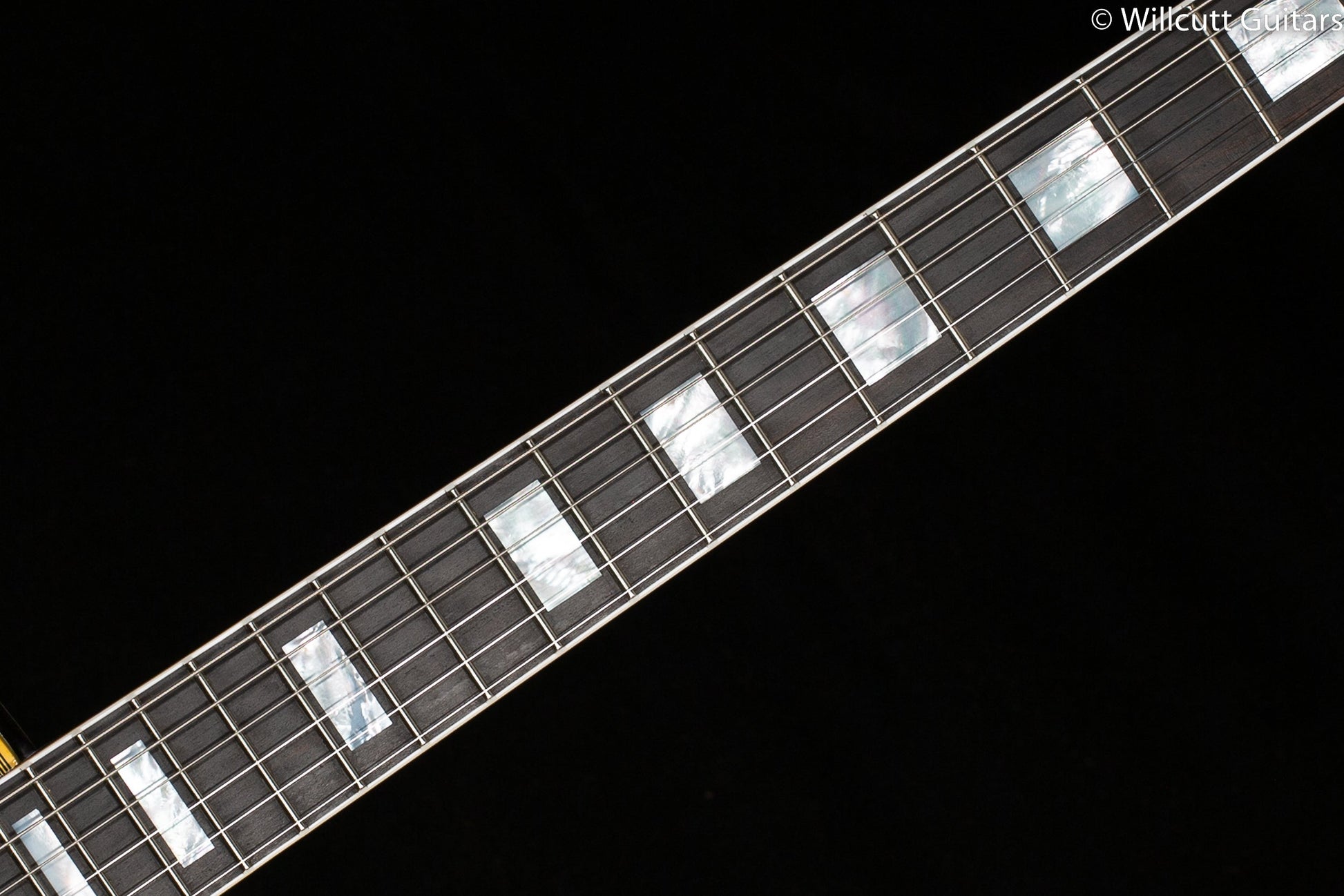 Gibson Custom Shop 1957 Les Paul Custom Reissue 3- Pickup Bigsby VOS Ebony (074)