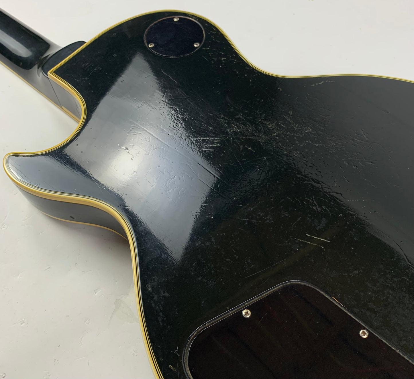 1973 Gibson Les Paul Custom BLACK BEAUTY Vintage Electric Guitar Original PAT # Pickups